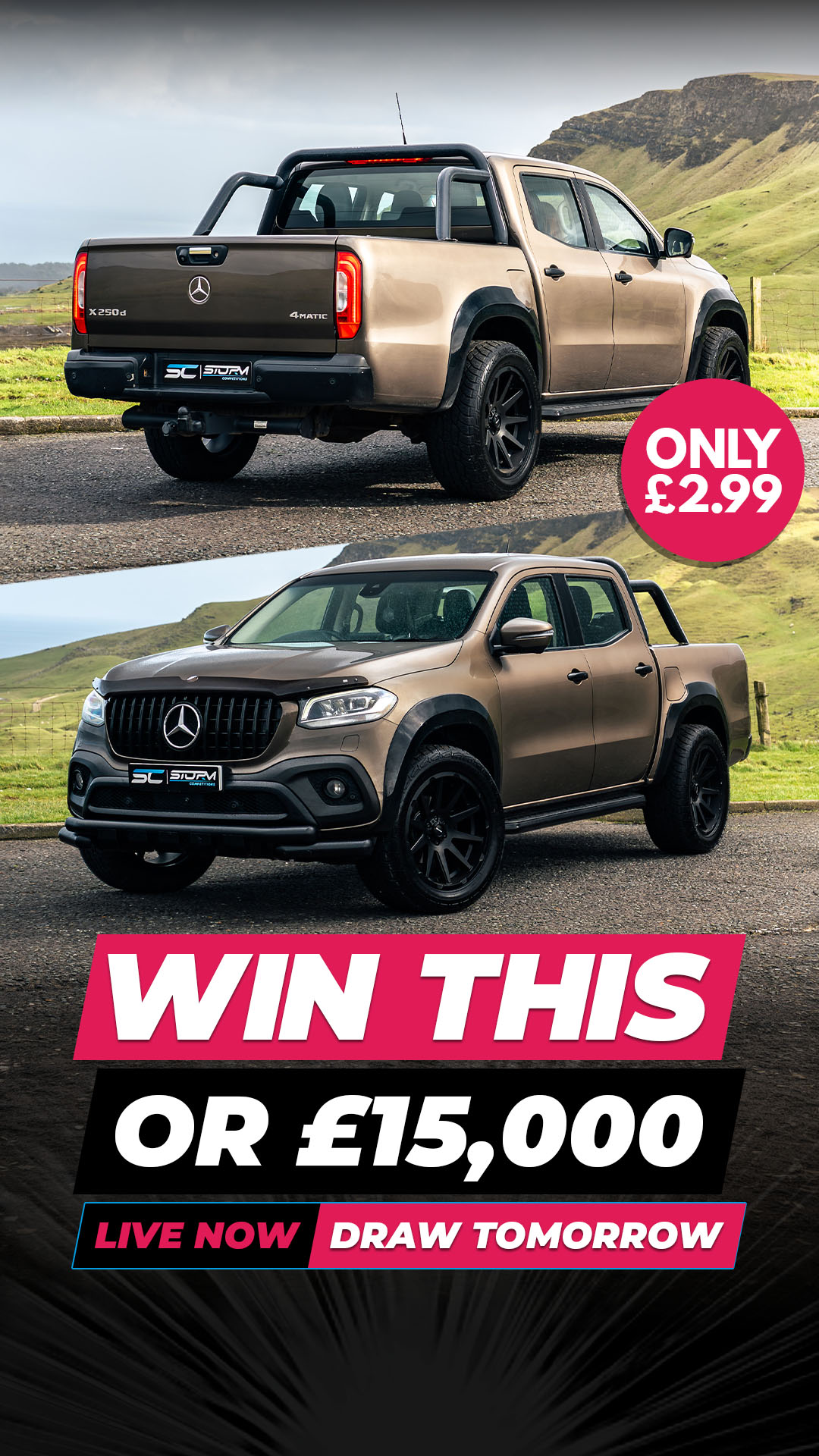 Storm Competitions Facebook ad