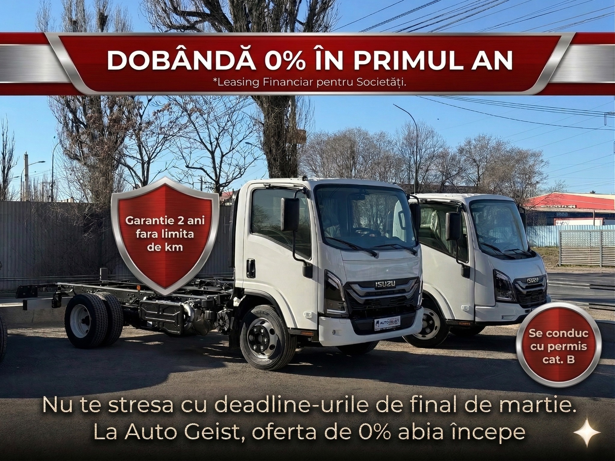 Auto Geist Facebook ad: STOP STRESULUI DE FINAL DE MARTIE!
