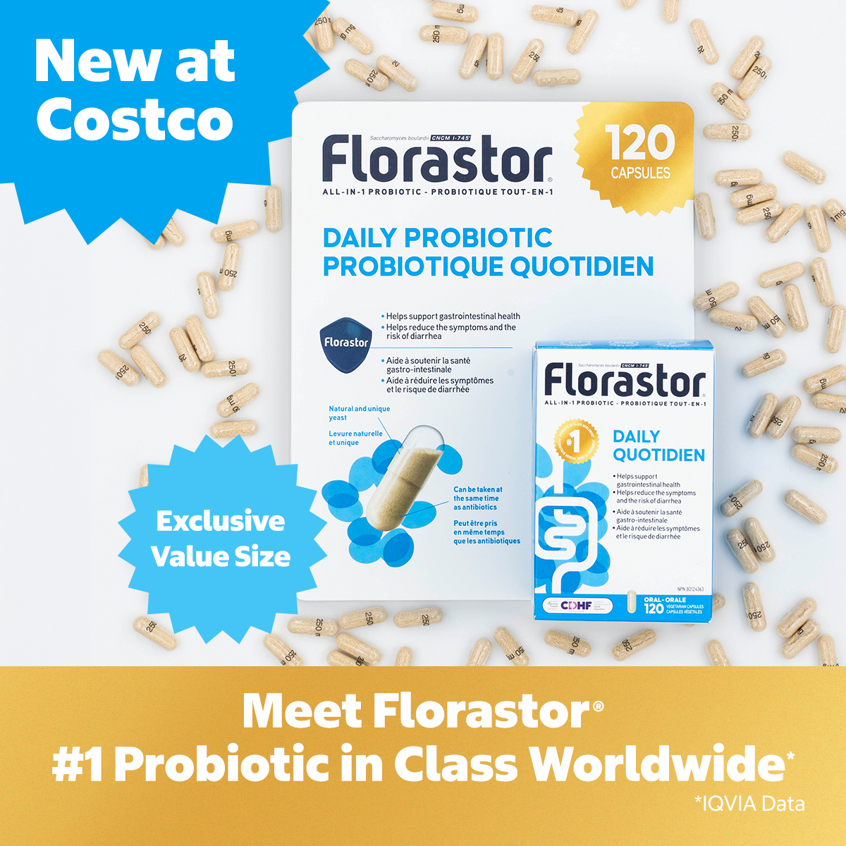 Costco Wholesale Canada Facebook ad: Find your daily probiotic support, now in an…