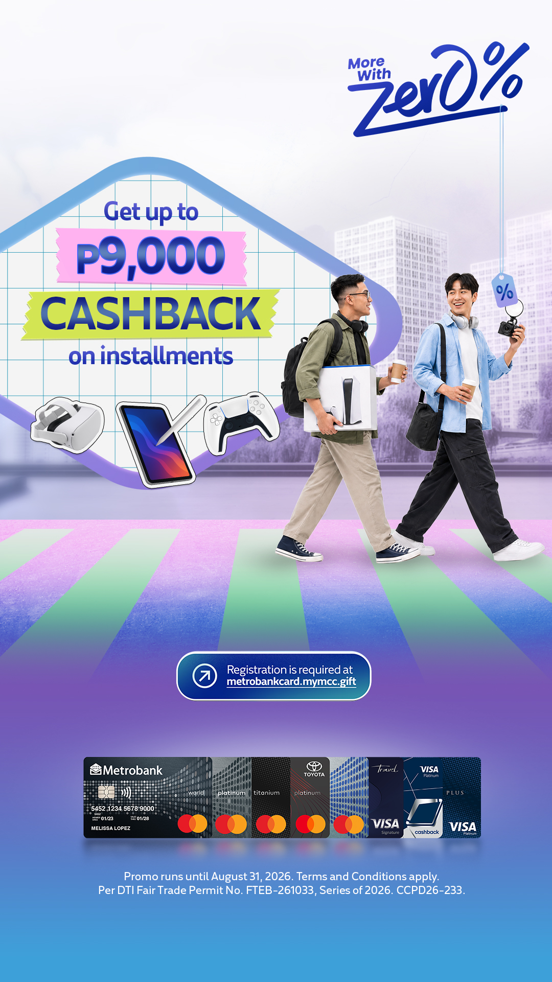 Metrobank Card Facebook ad
