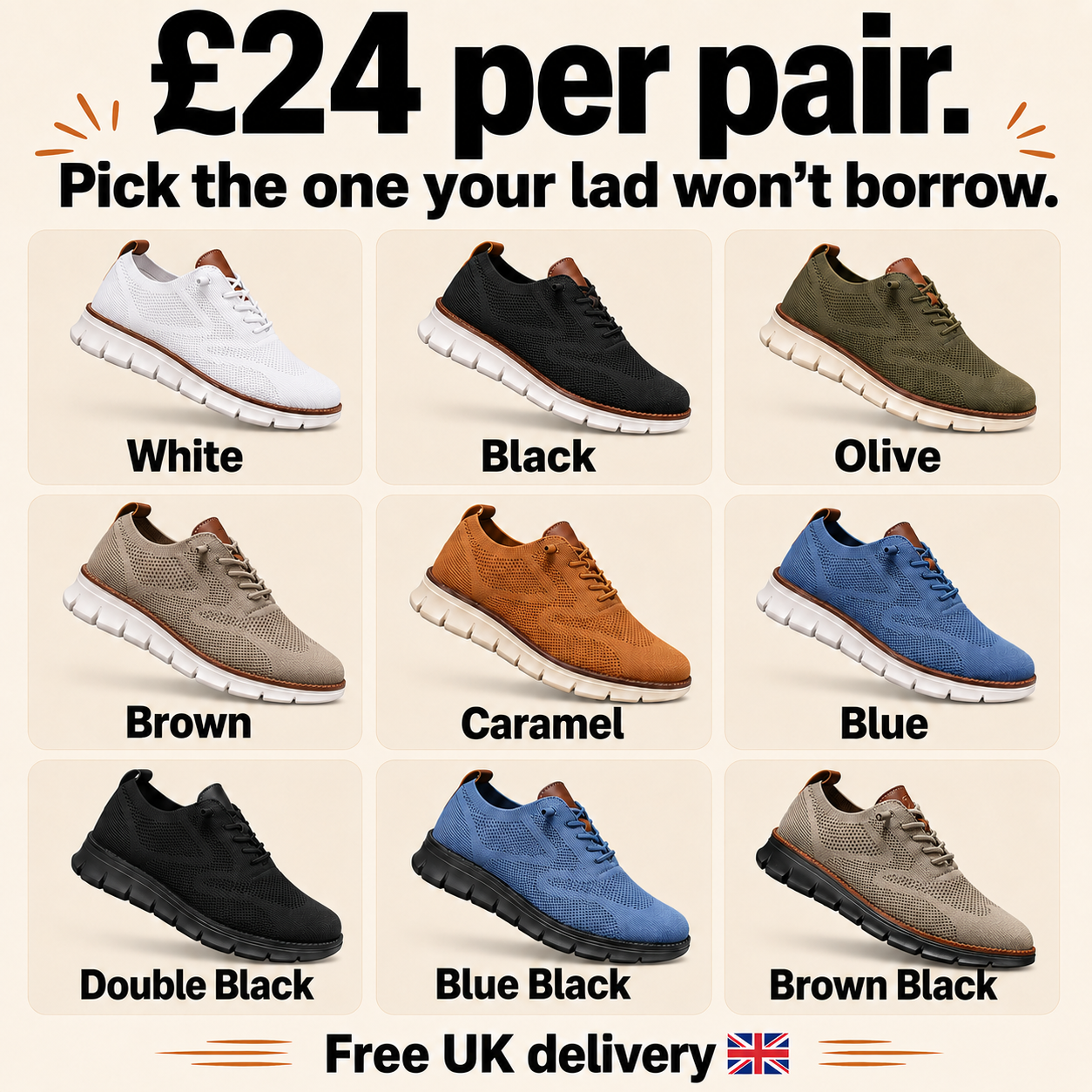 Olyndra. London Facebook ad: Those Are Actually Decent, Dad