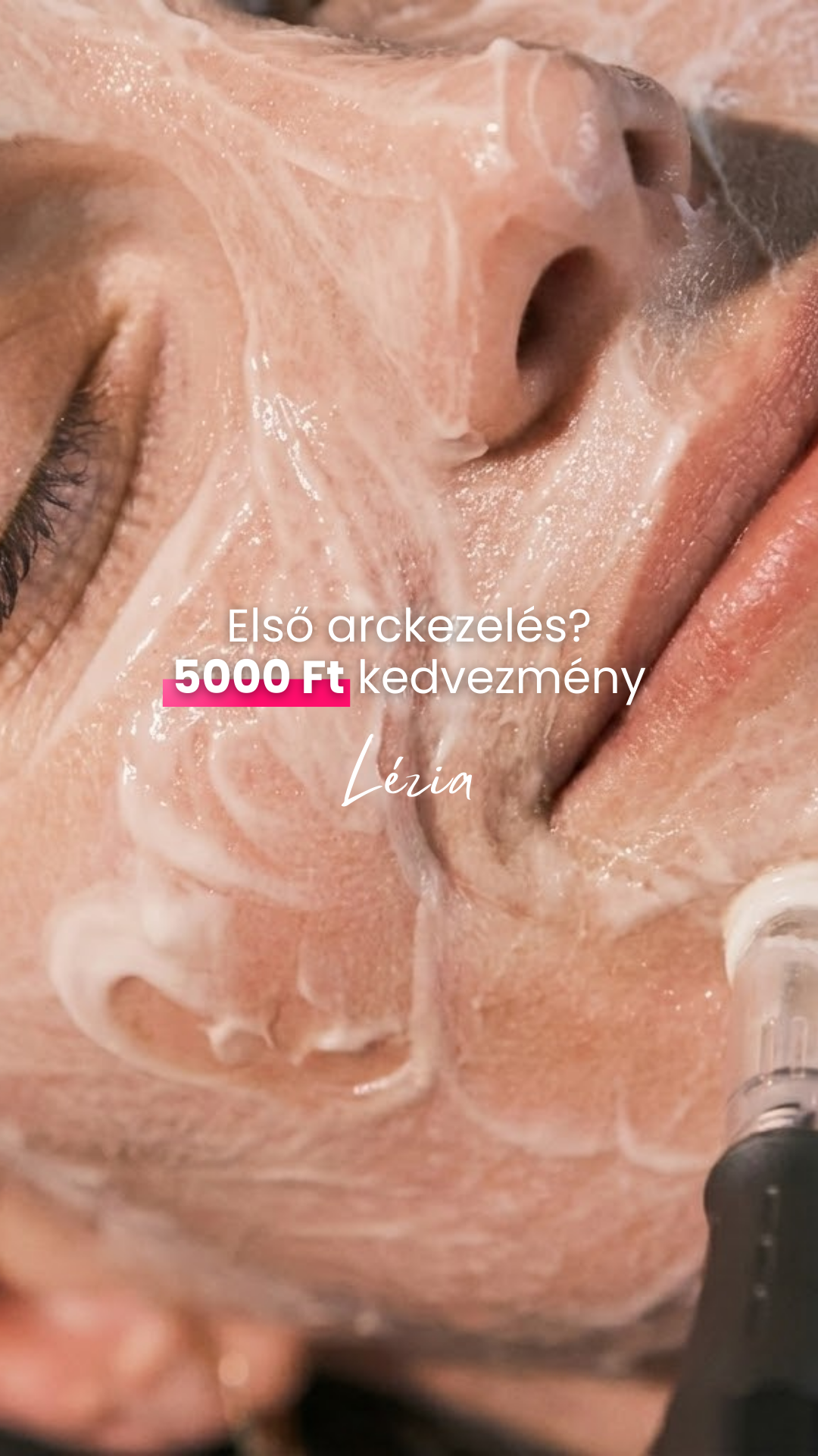 Lézia Esztétika Szalon Facebook ad from Dec 18, 2025