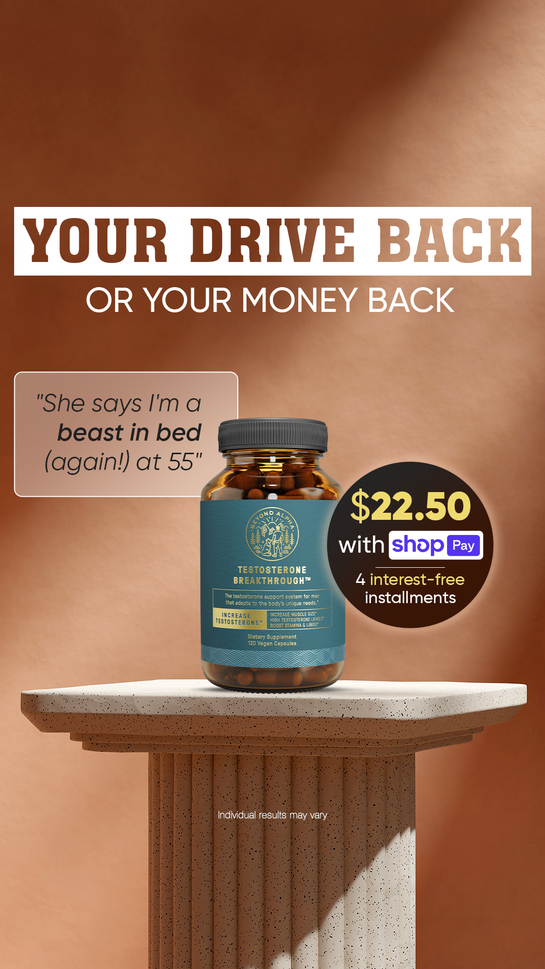 Beyond Alpha Facebook ad