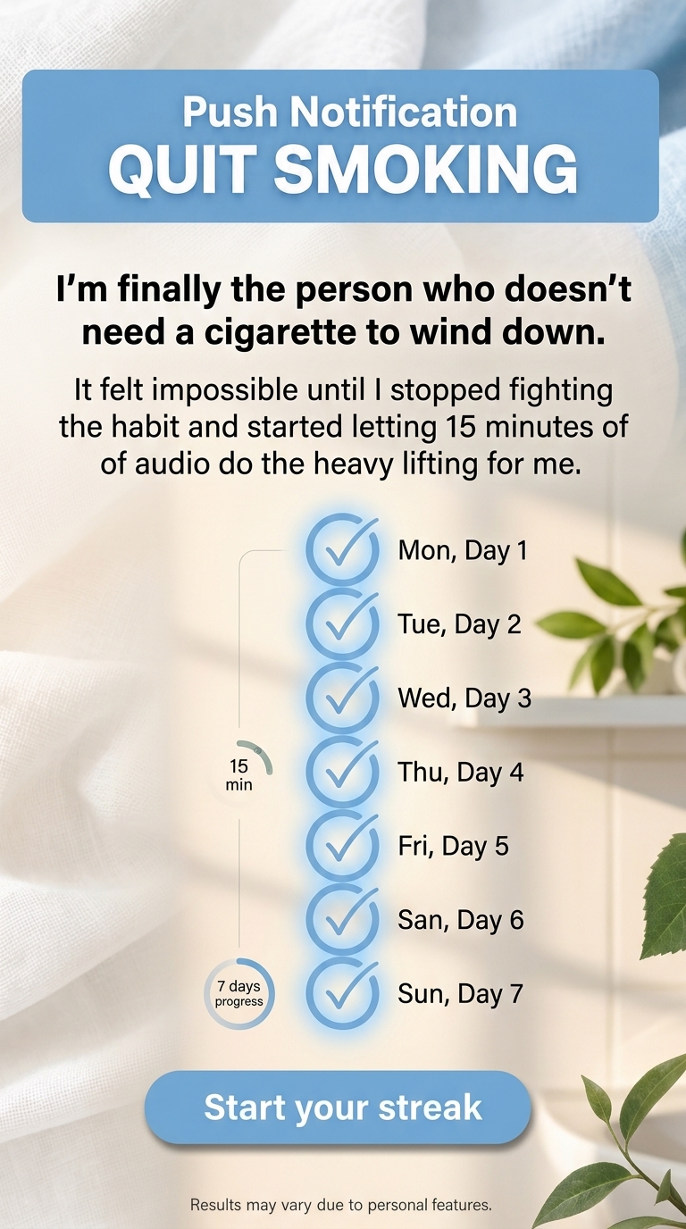 Hypnosis to Stop Smoking Facebook ad