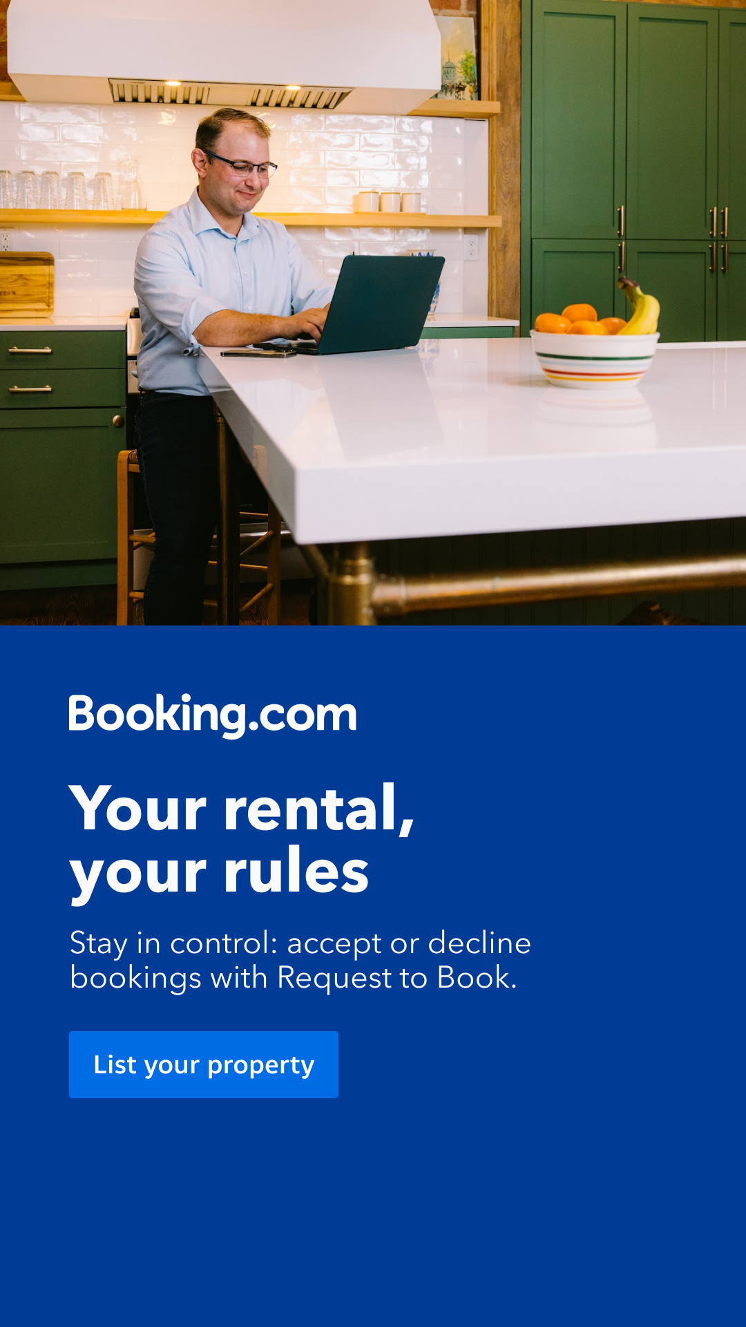 Booking.com Facebook ad