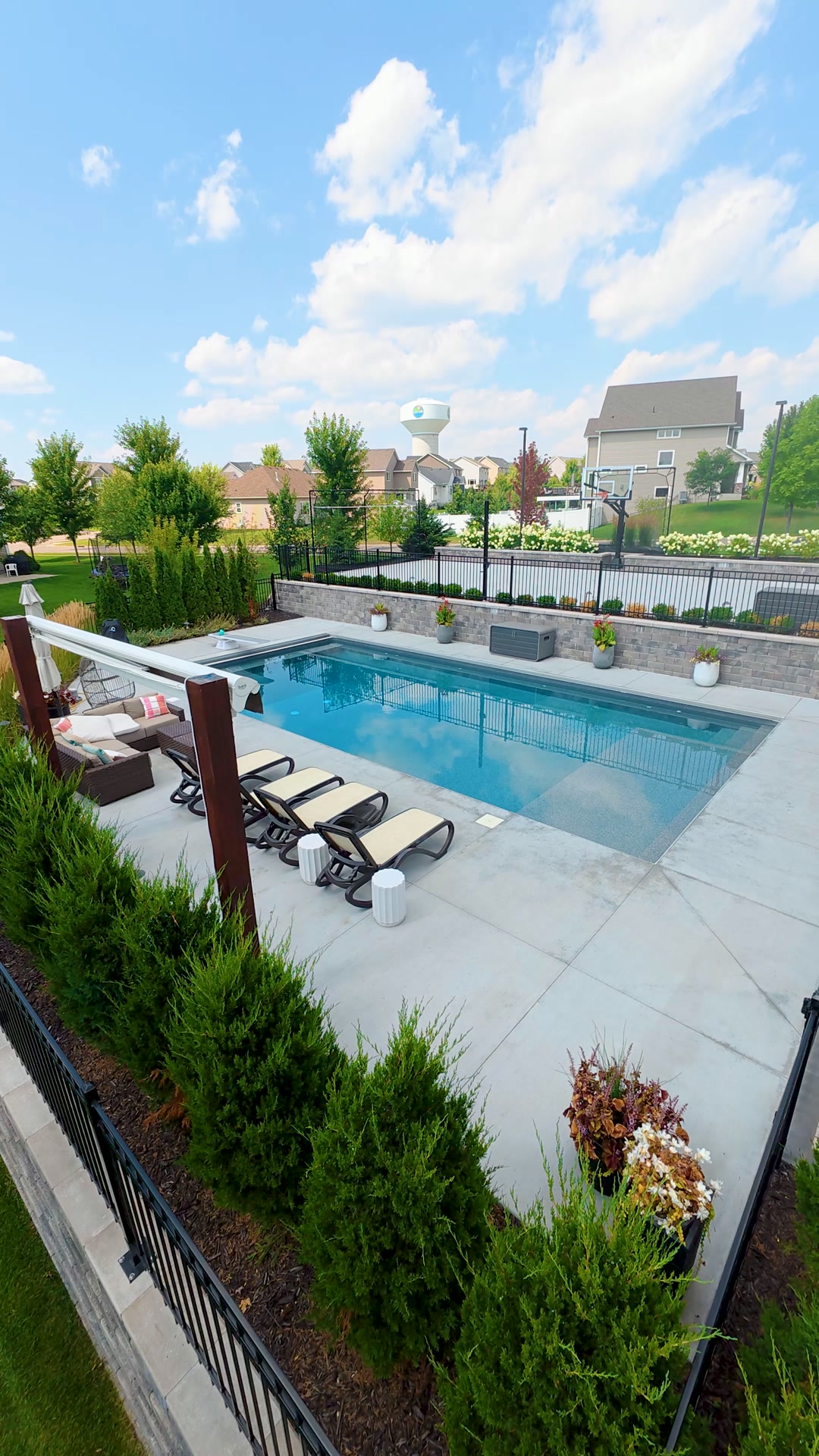 Plan Pools & Concrete Facebook ad: Get Your Pool On The Calendar