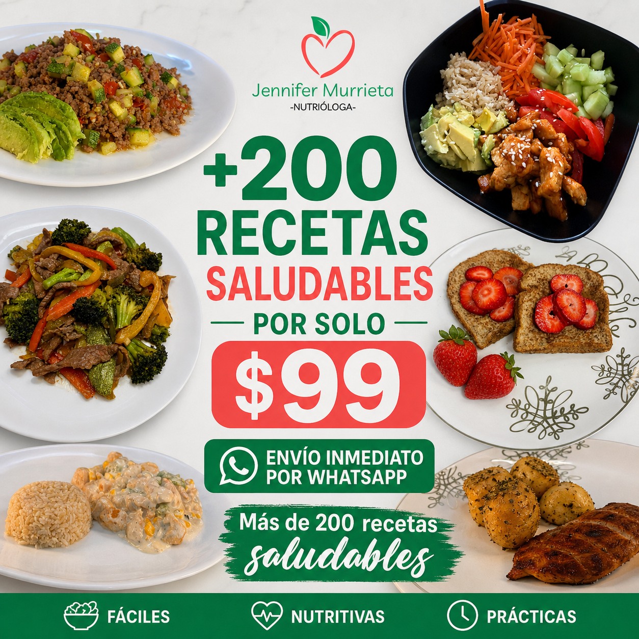 Nutrióloga Jennifer Murrieta Facebook ad