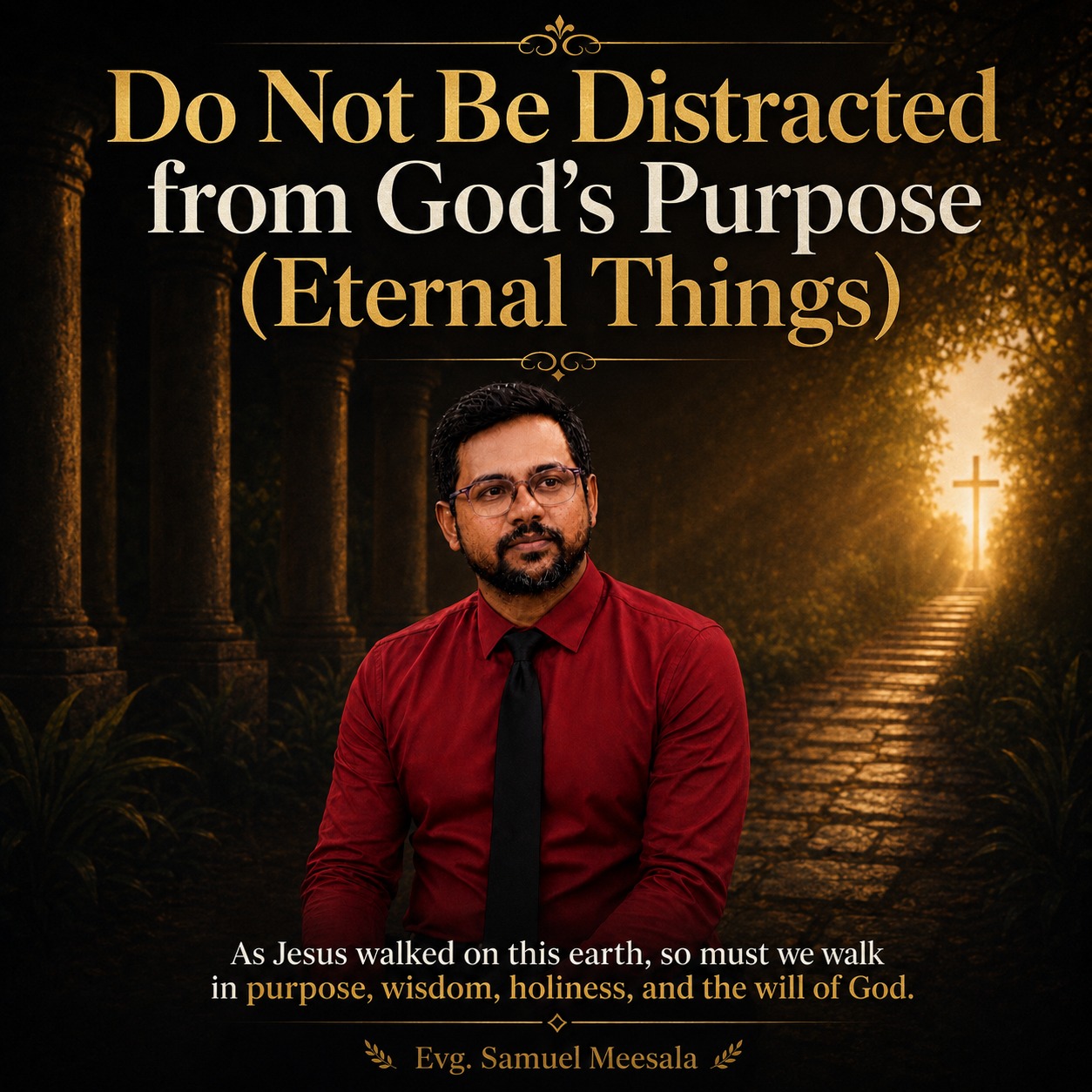 Jesus Anoints Ministries Facebook ad: Beloved, every step you take upon this earth…