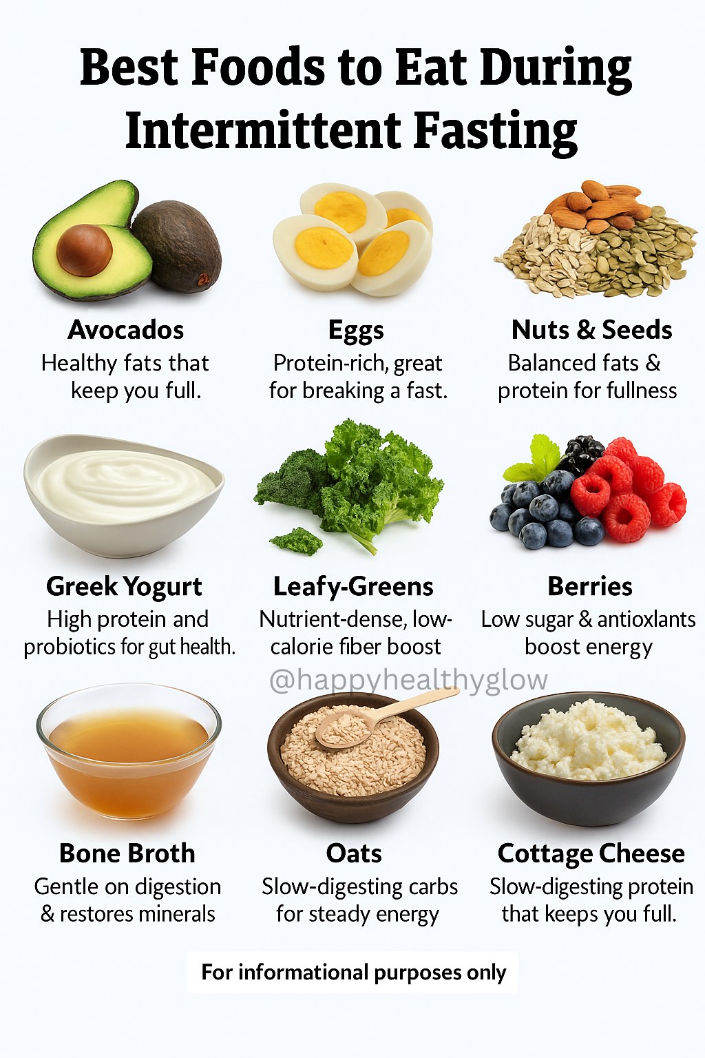 Nature’s Wellness Table Facebook ad: 9 best foods to eat during intermittent fasting
