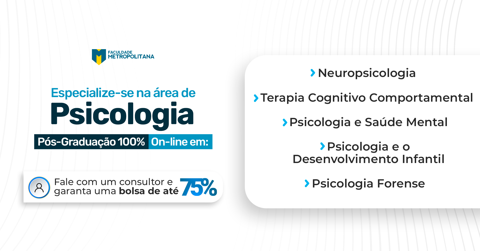 Faculdade Metropolitana Facebook ad