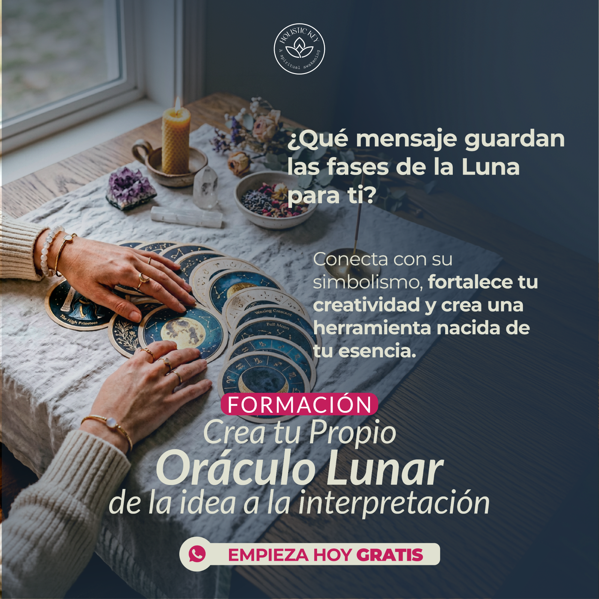 Holistic Key- A Spiritual Awakening Facebook ad: TU ORÁCULO EMPIEZA AQUÍ