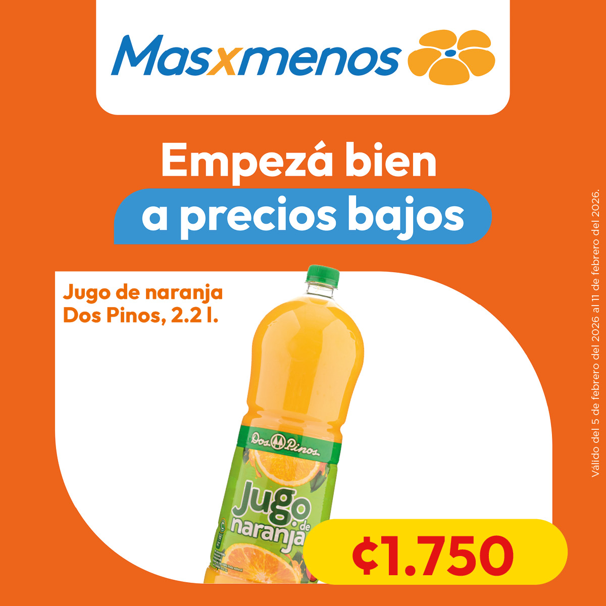 Masxmenos Costa Rica Facebook ad