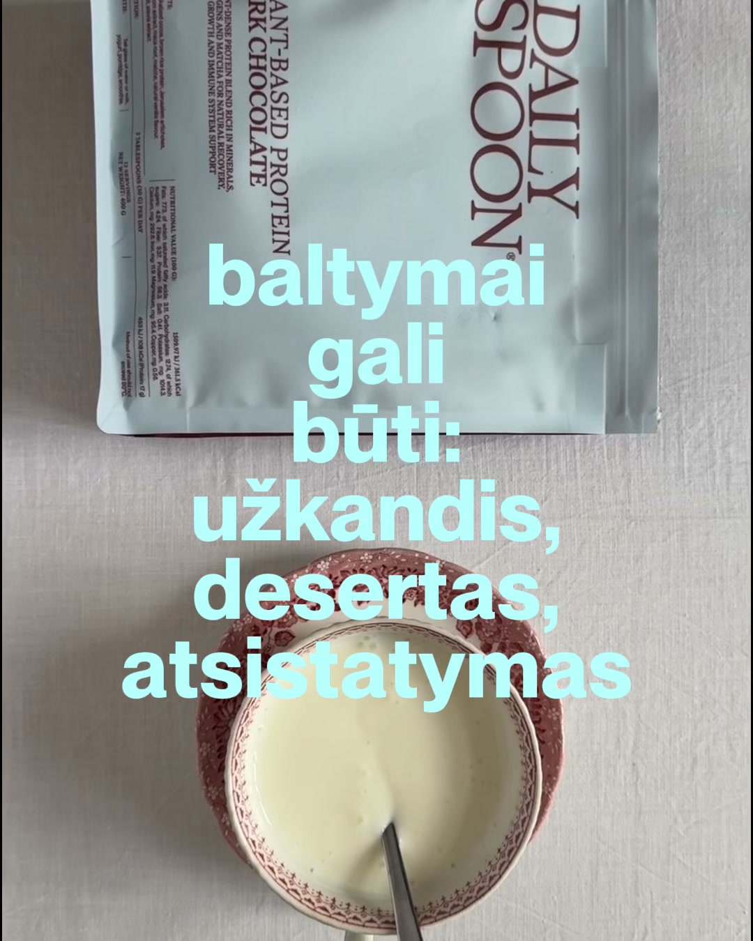 Daily Spoon Facebook ad: 17-19 G BALTYMŲ IR TIKRAS SKONIS