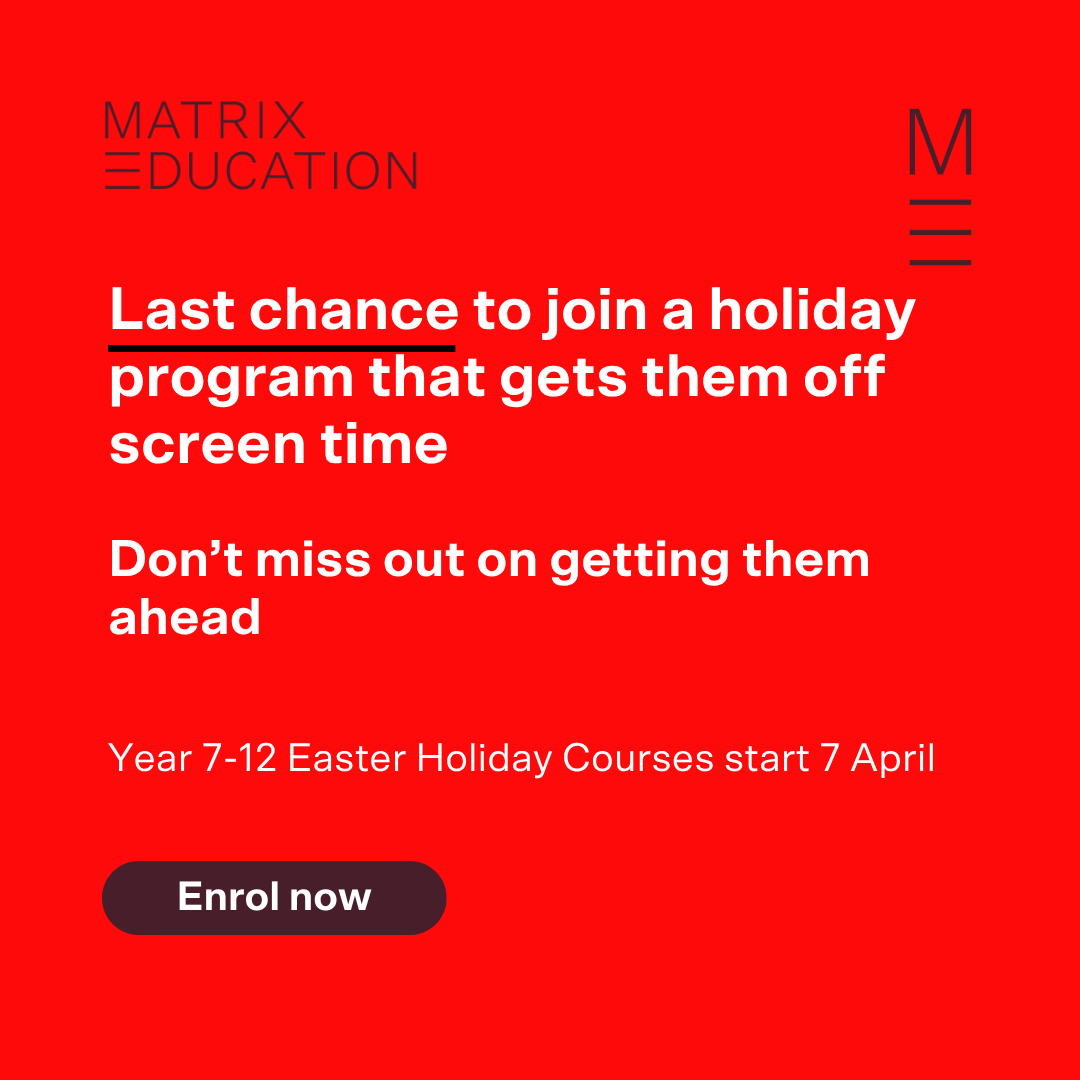 Matrix Education Facebook ad