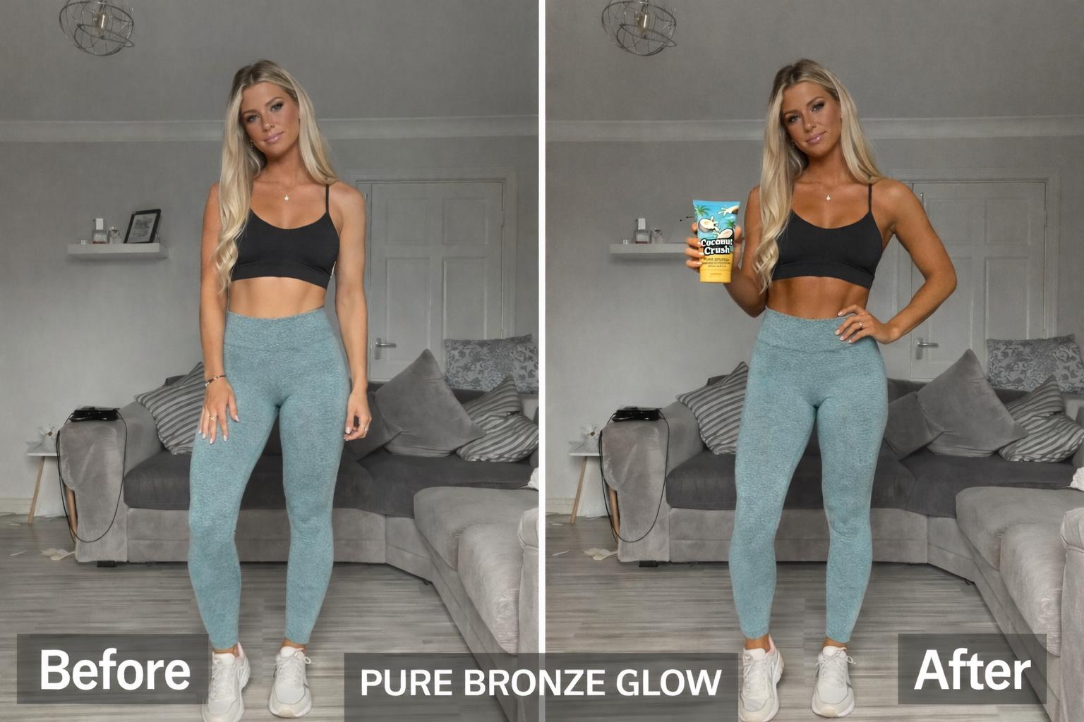 Purebronze Tanning Facebook ad: 20% OFF All Tanning Products, Limited Time Only!
