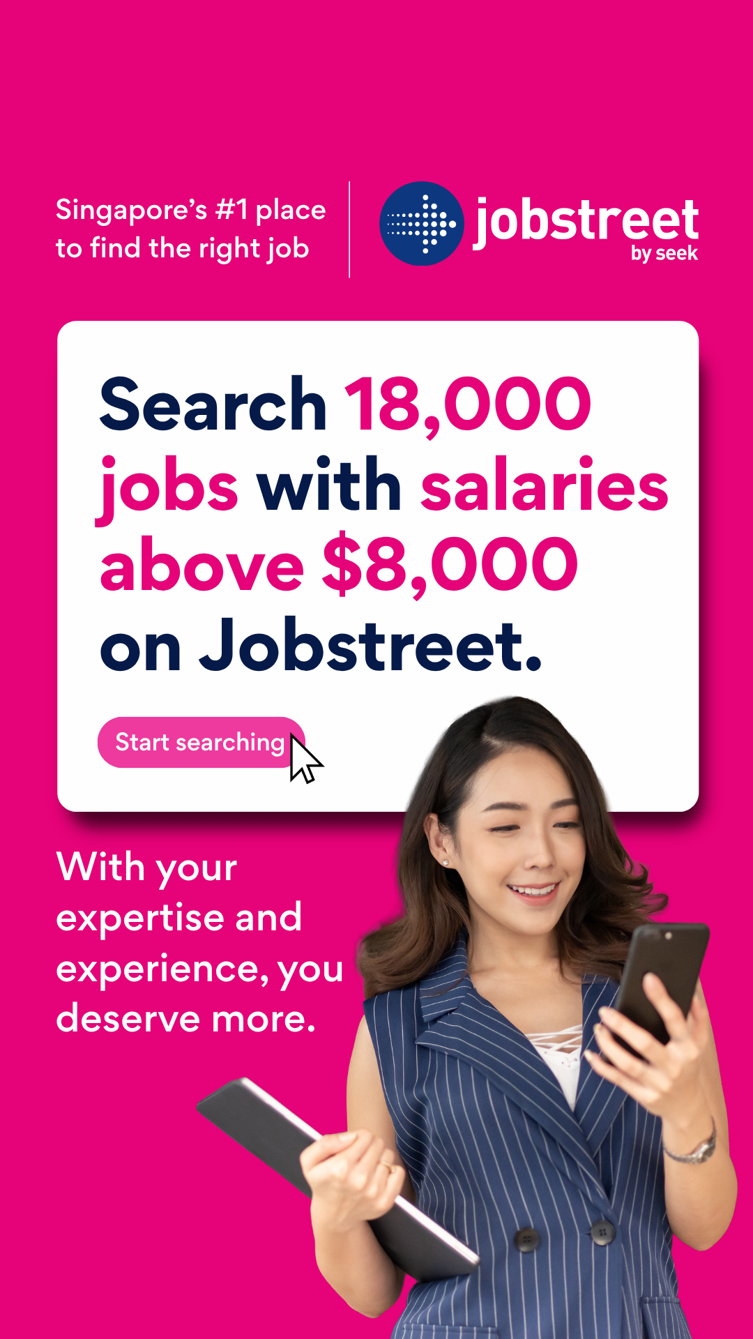 Jobstreet Singapore Facebook ad