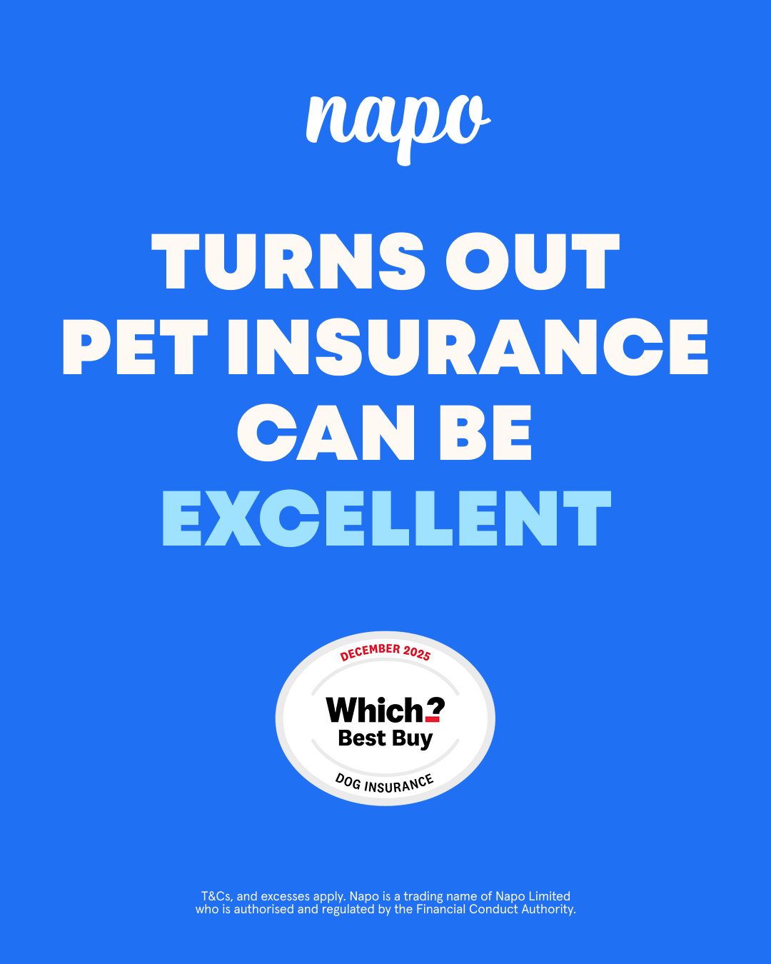Napo Pet Insurance Facebook ad