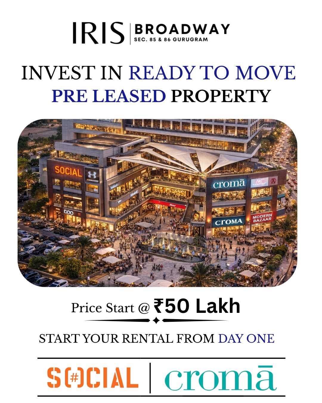 Investment strategy Facebook ad: Starting @ ₹50 Lakh