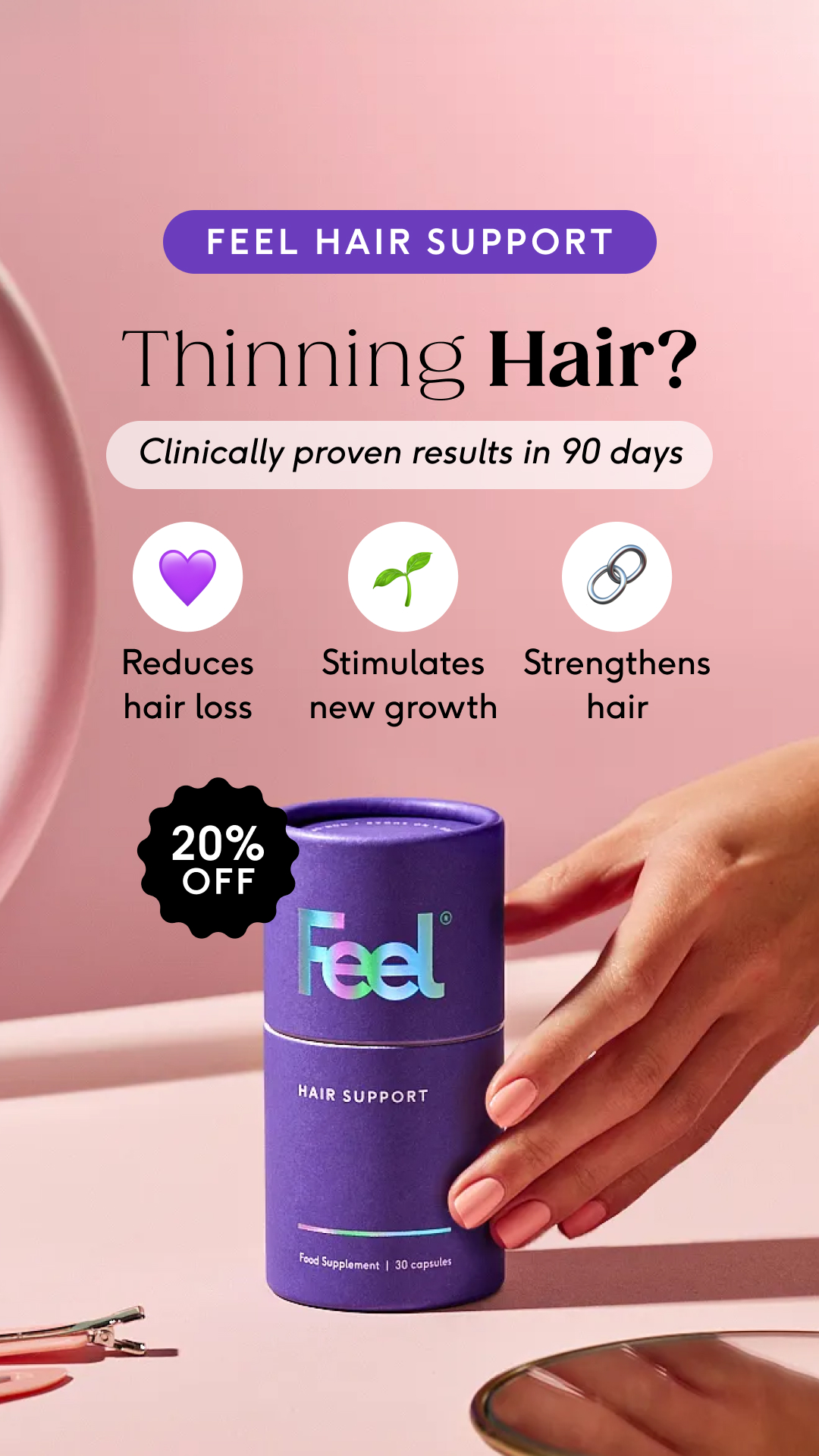 Feel Facebook ad