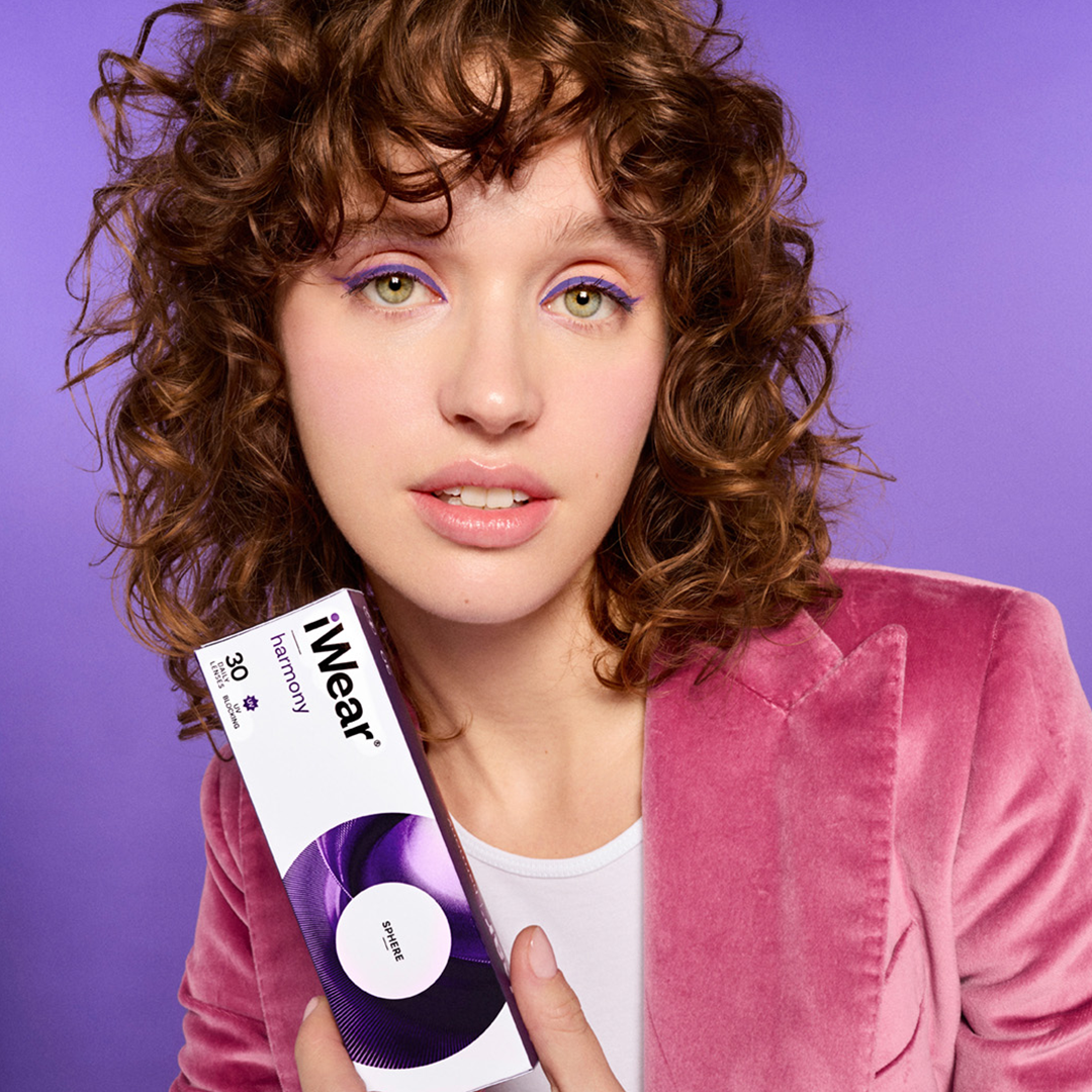 OPSM Facebook ad: iWear contact lenses are designed to support your…