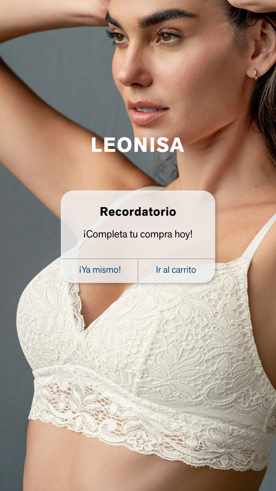 Leonisa Facebook ad: ¡Olvidaste algo en tu carrito!