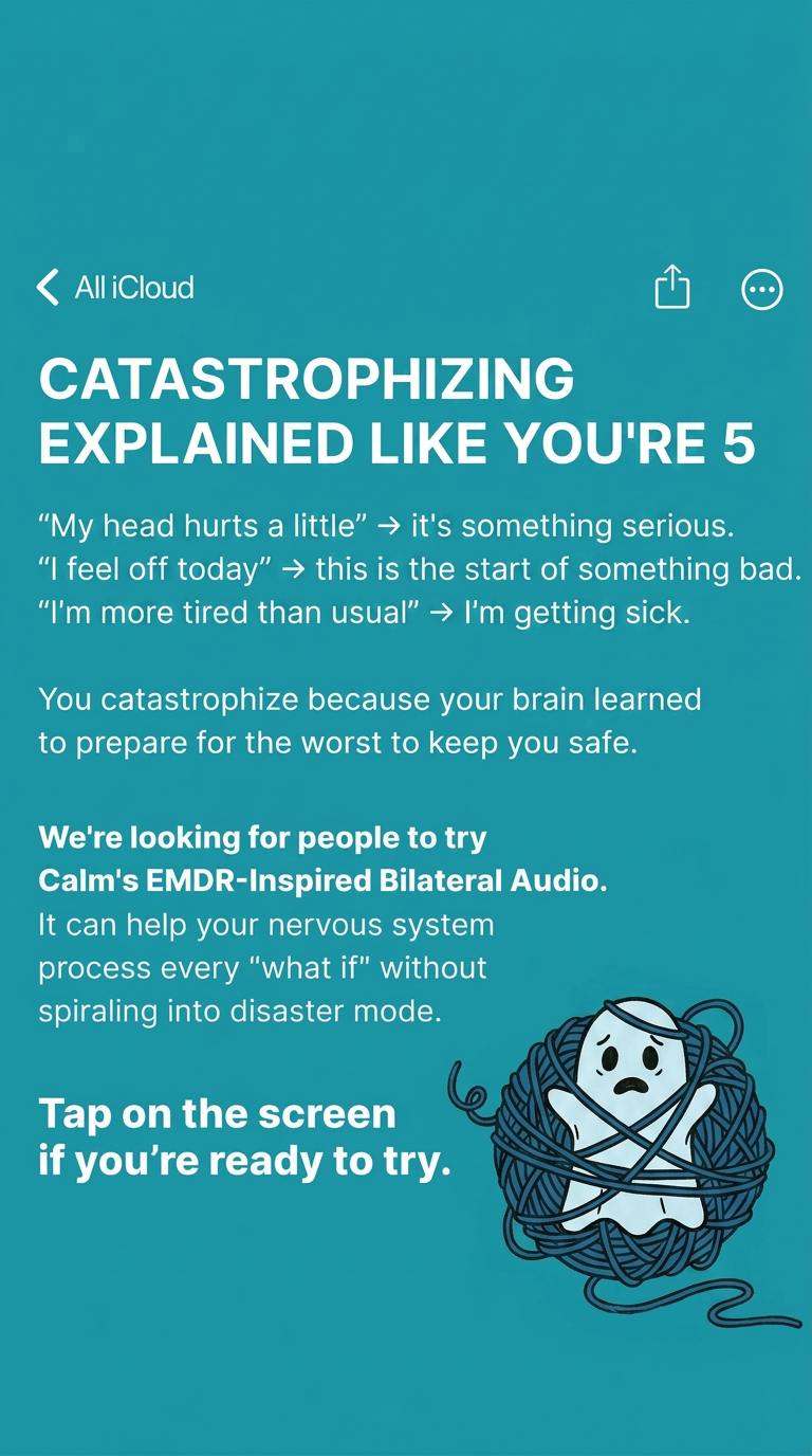 Calm Facebook ad