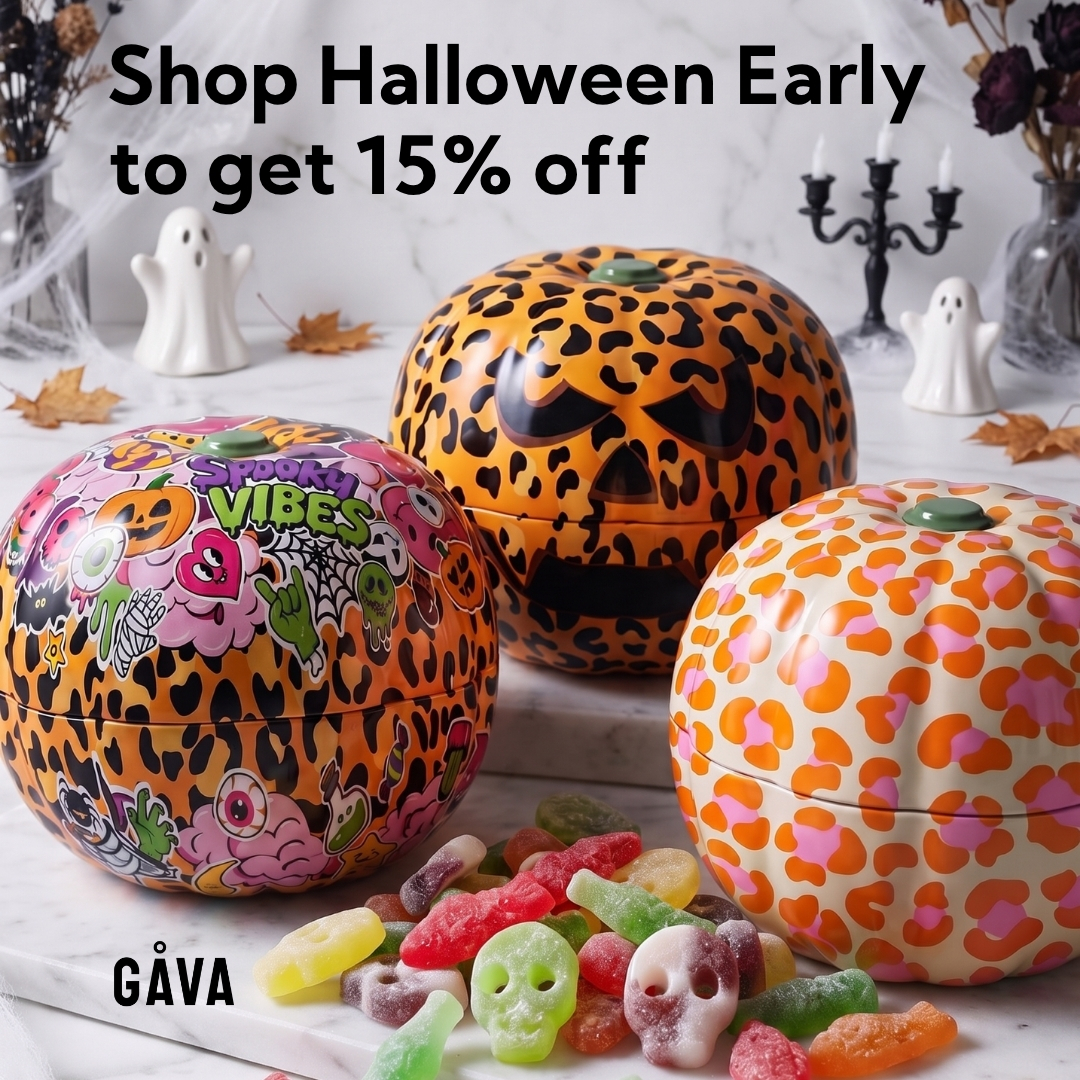 Gavagifting Facebook ad: 15% Off With Code PUMPKIN15