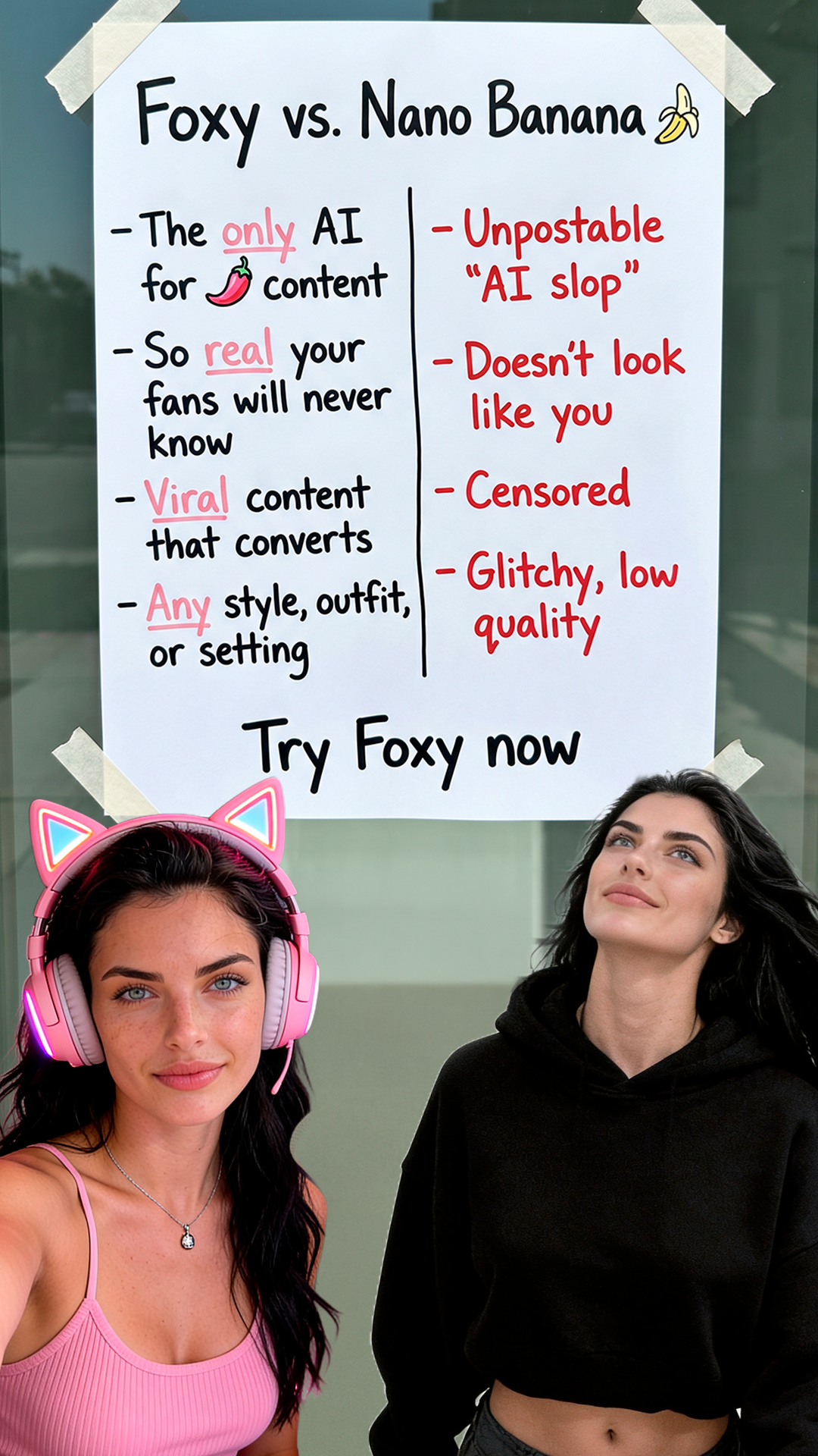 Foxy.ai Facebook ad