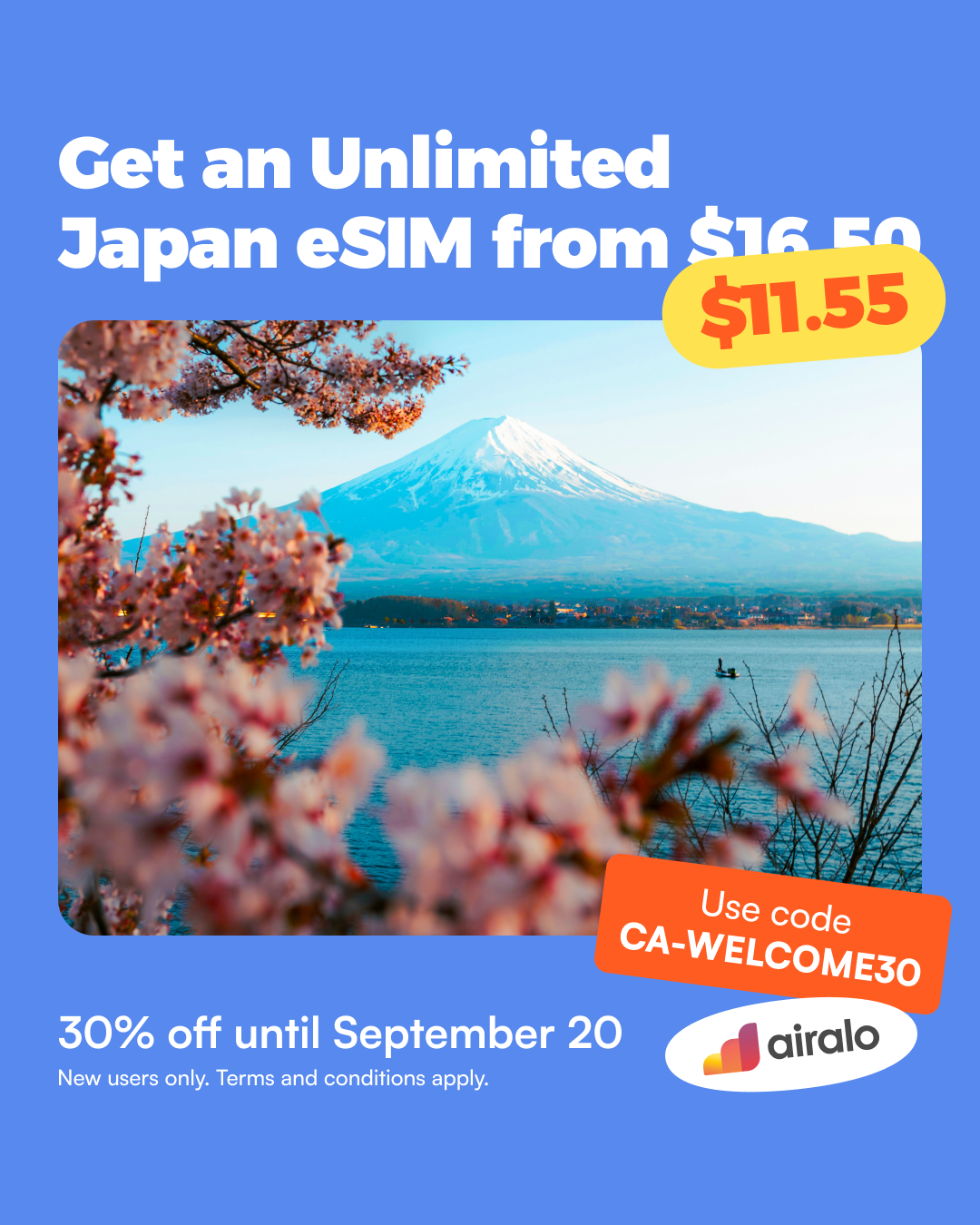 Airalo Global eSIM Store Facebook ad