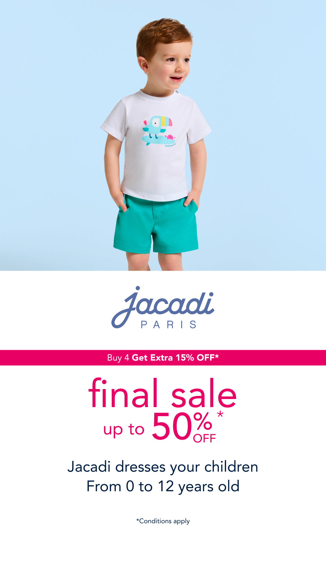 Jacadi Facebook ad