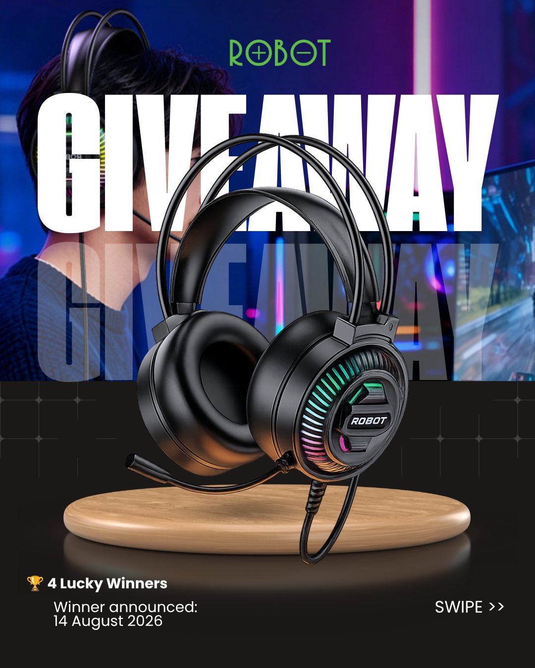 ROBOT Aksesoris Facebook ad: GIVEAWAY TIME!