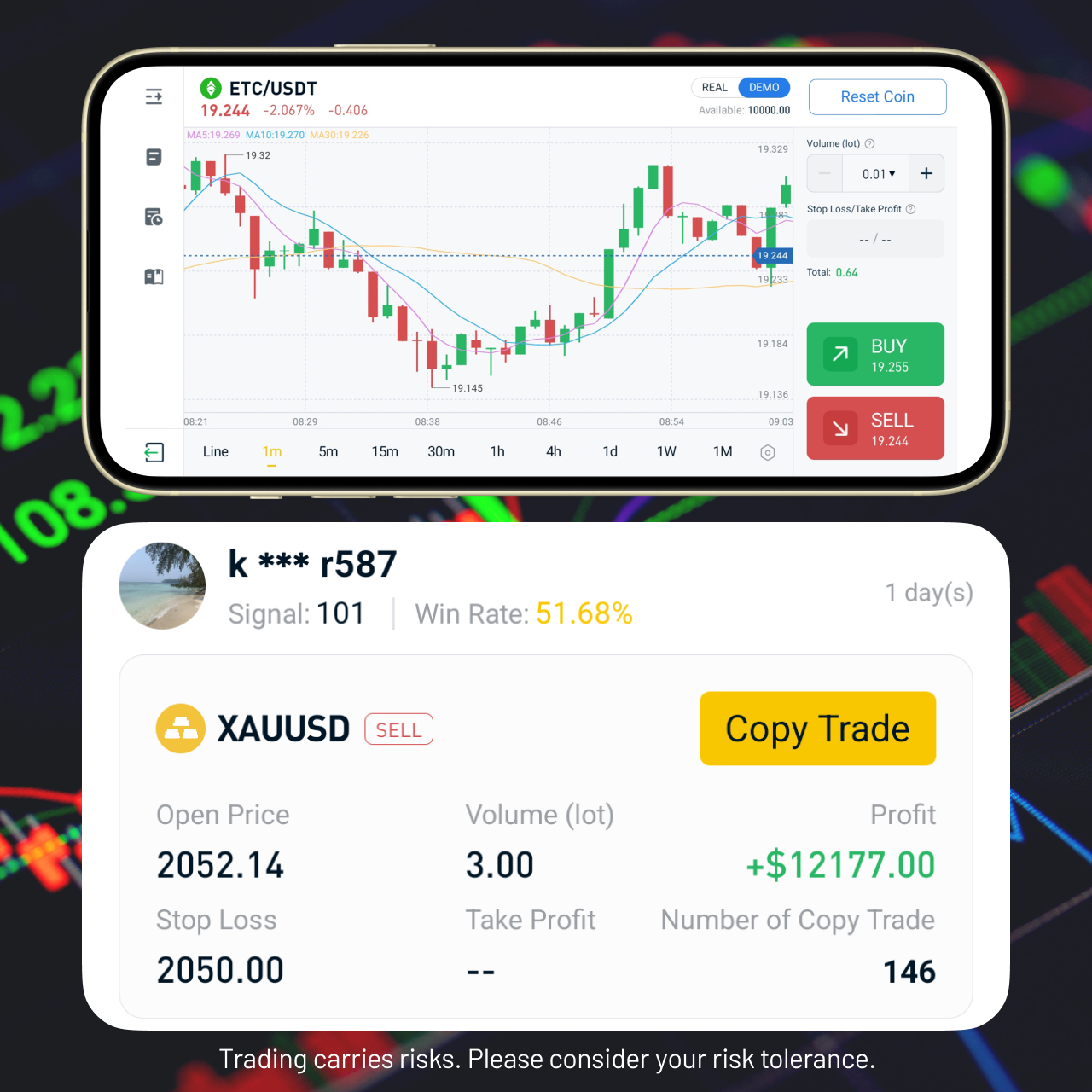 Will trade -Trading application Facebook ad: #CopyTrading