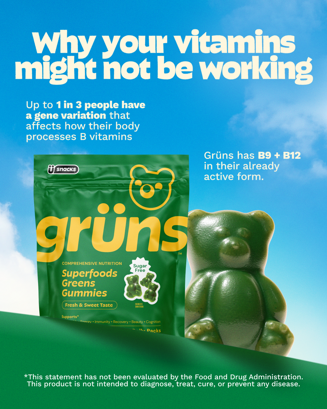 Grüns Facebook ad