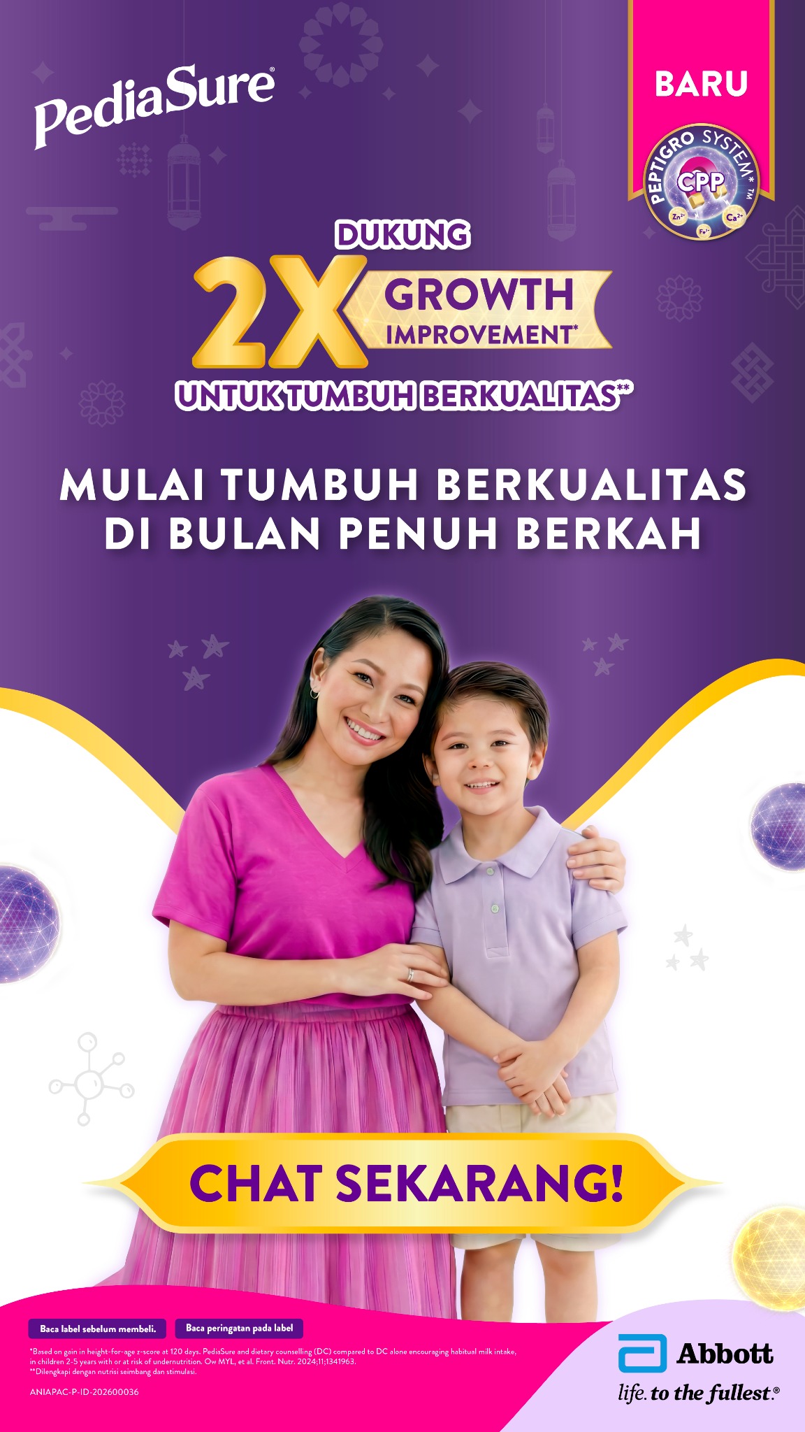 PediaSure Indonesia Facebook ad from Jan 31, 2026