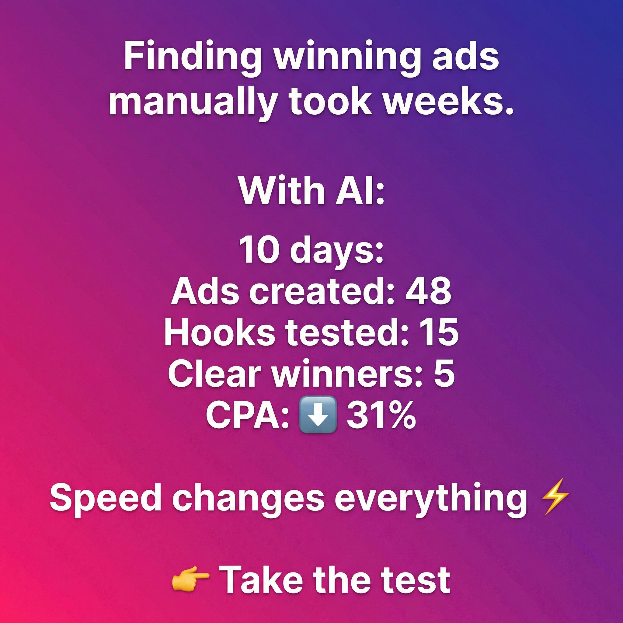 trycrush.ai Facebook ad