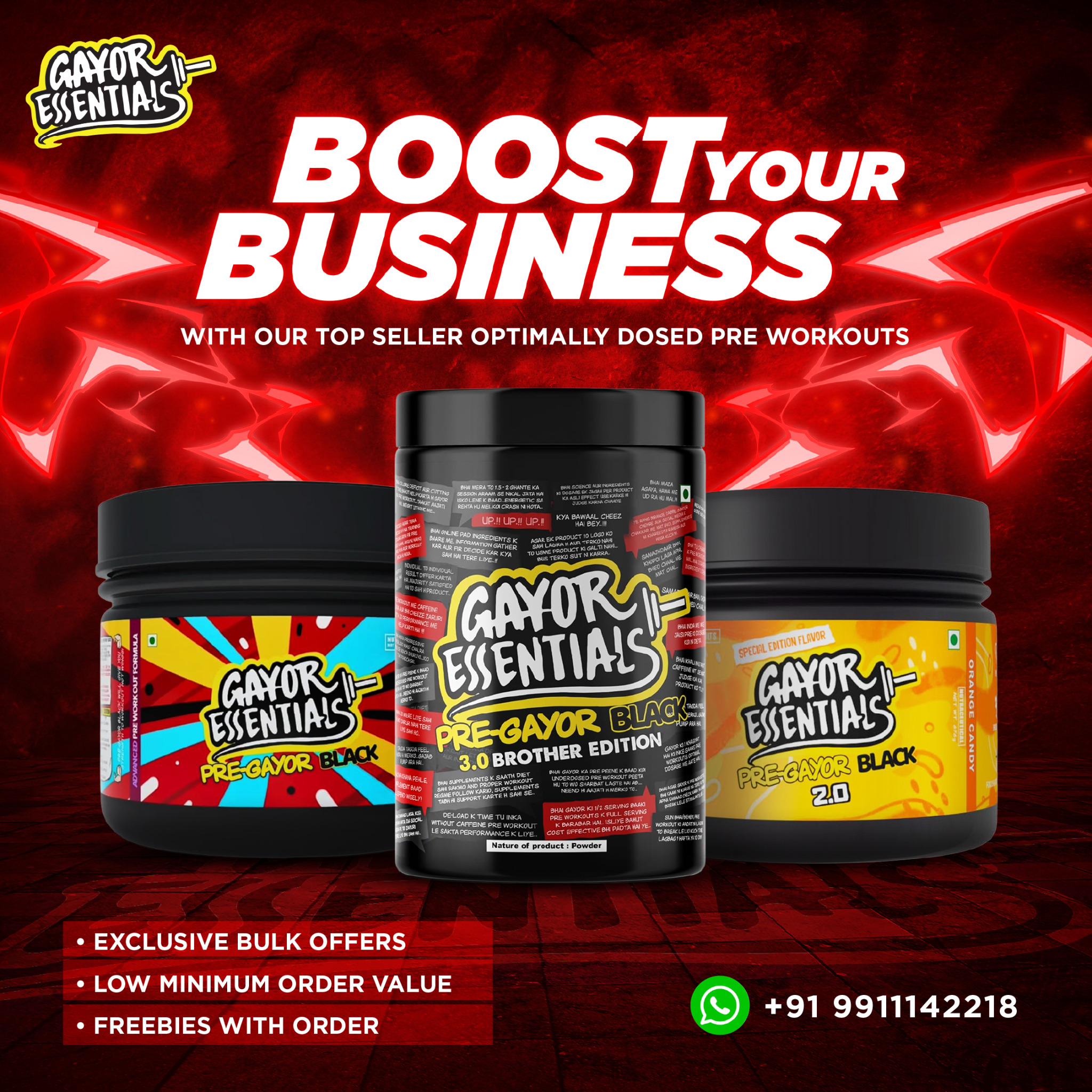Gayor Essentials Facebook ad
