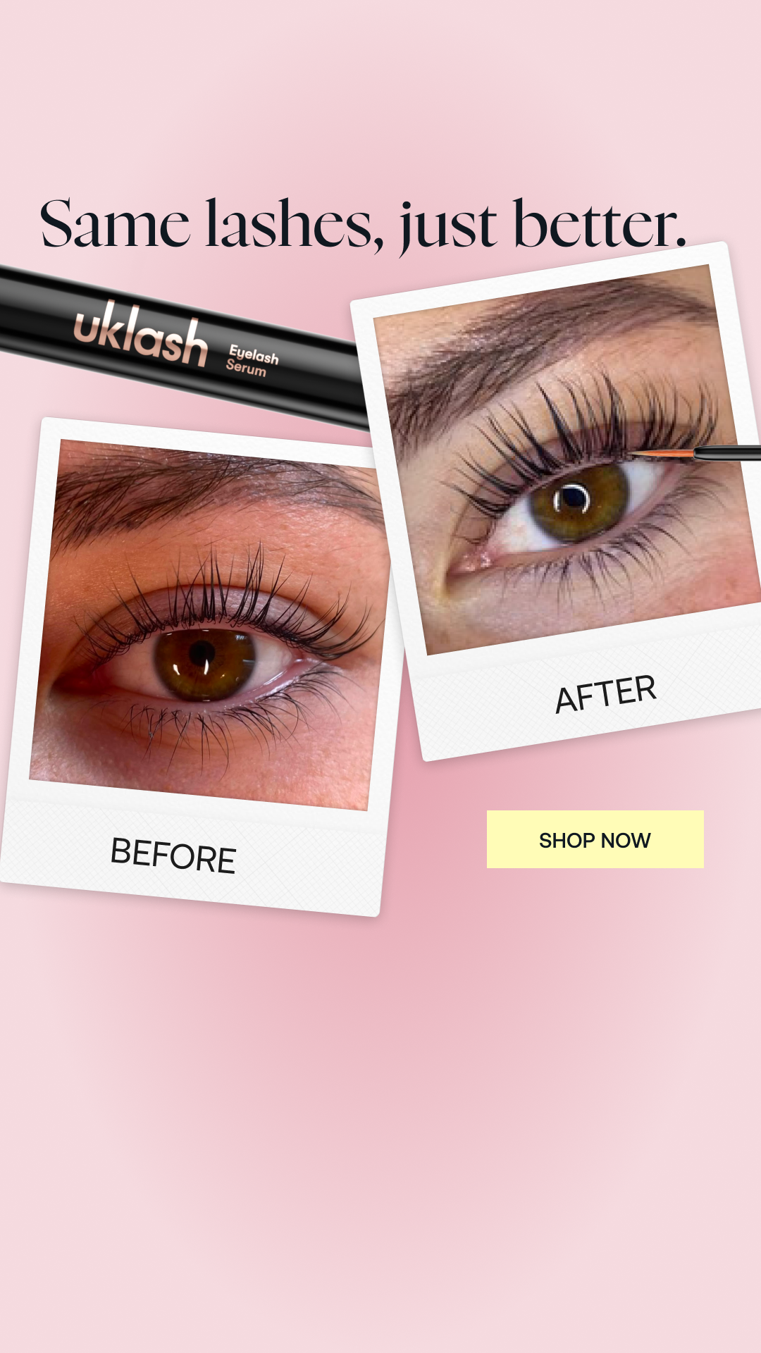 Uklash Facebook ad