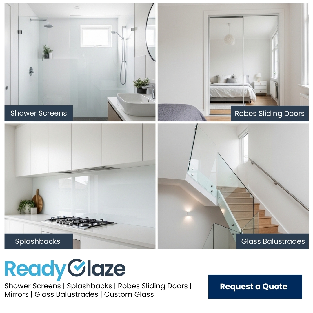 Ready Glaze Facebook ad: Custom Glass, Without the Premium Price