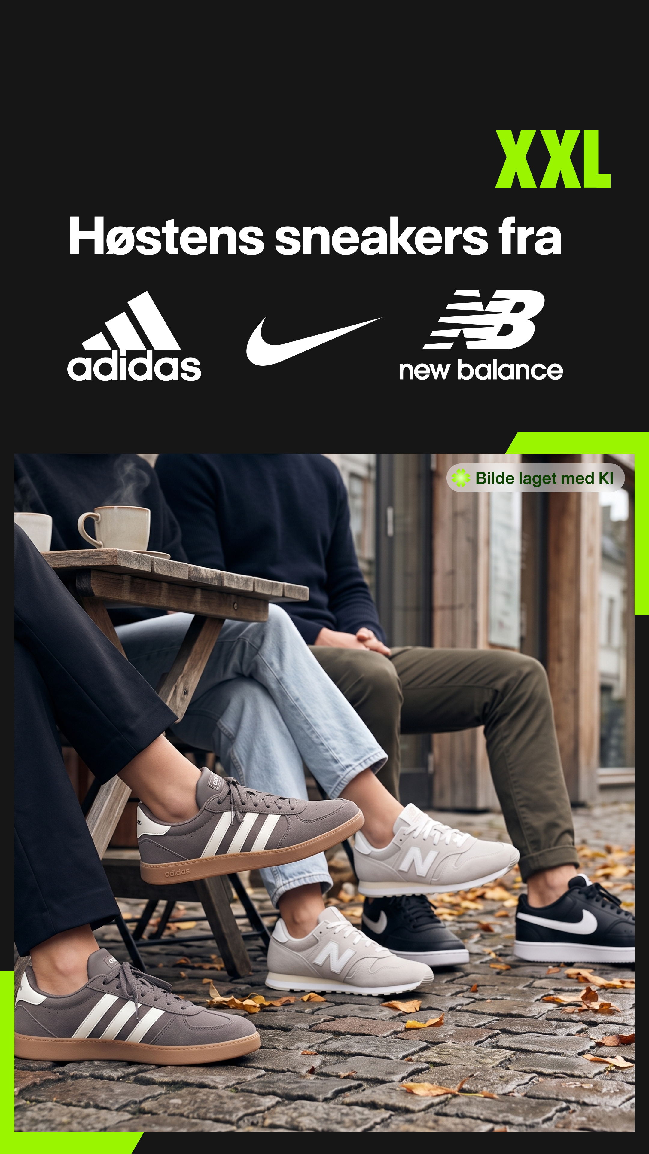 XXL Sport & Villmark Facebook ad: Høstens sneakers er her