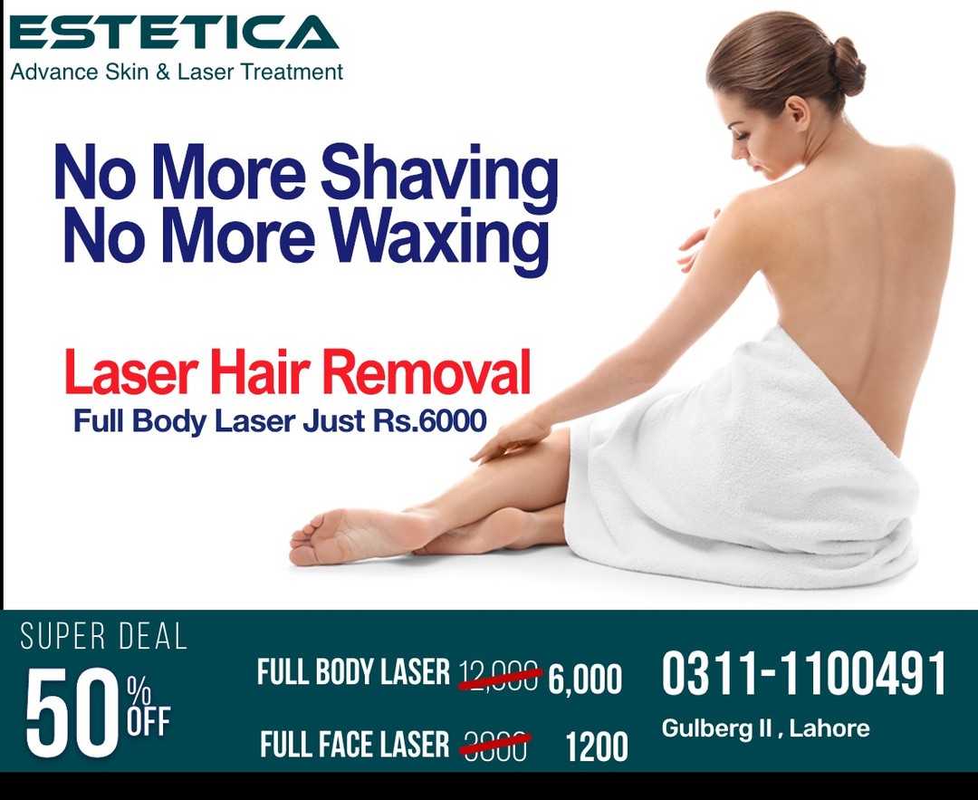 Estetica Pakistan Faisal Town  Facebook ad