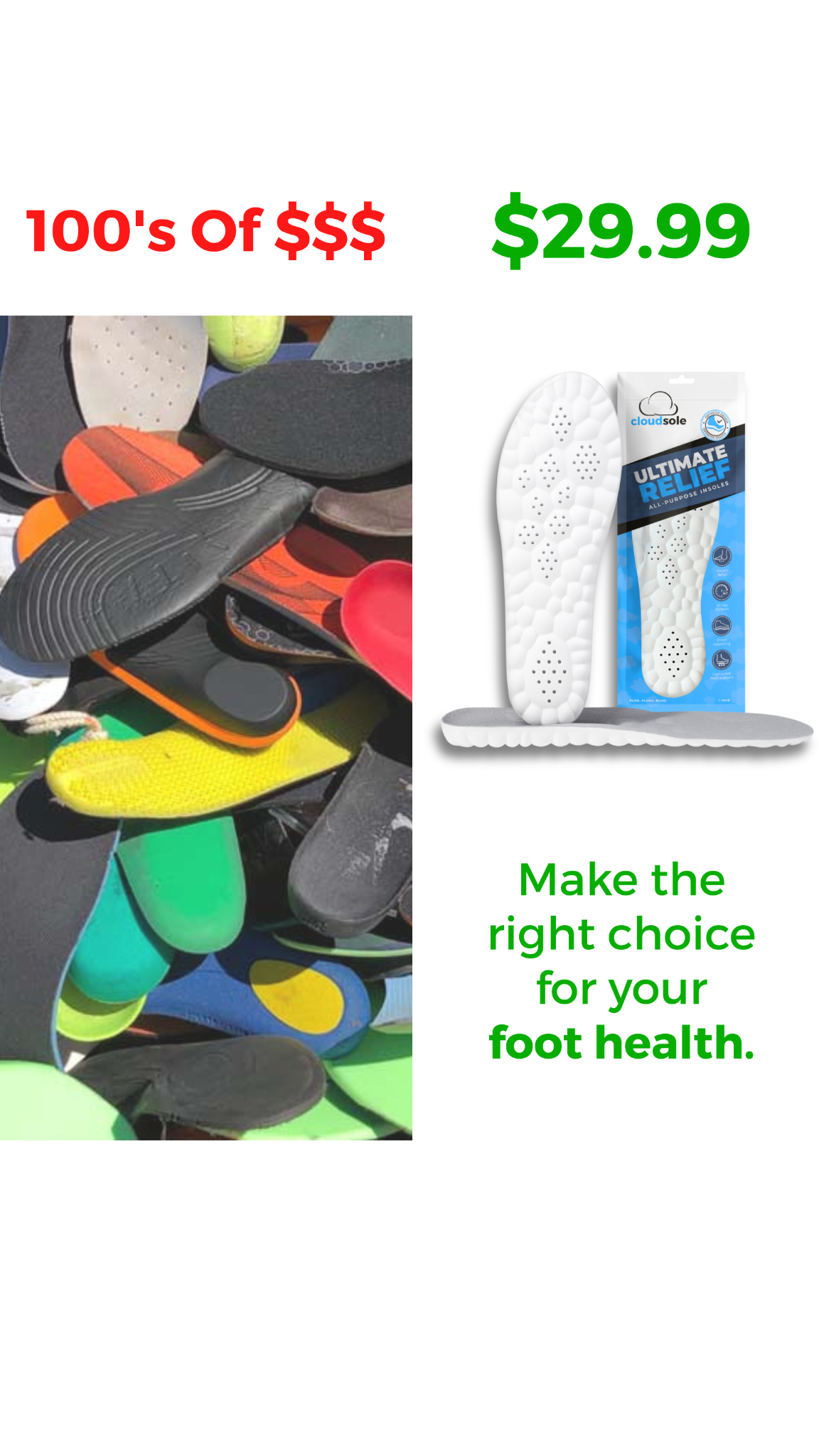 CloudSole Facebook ad