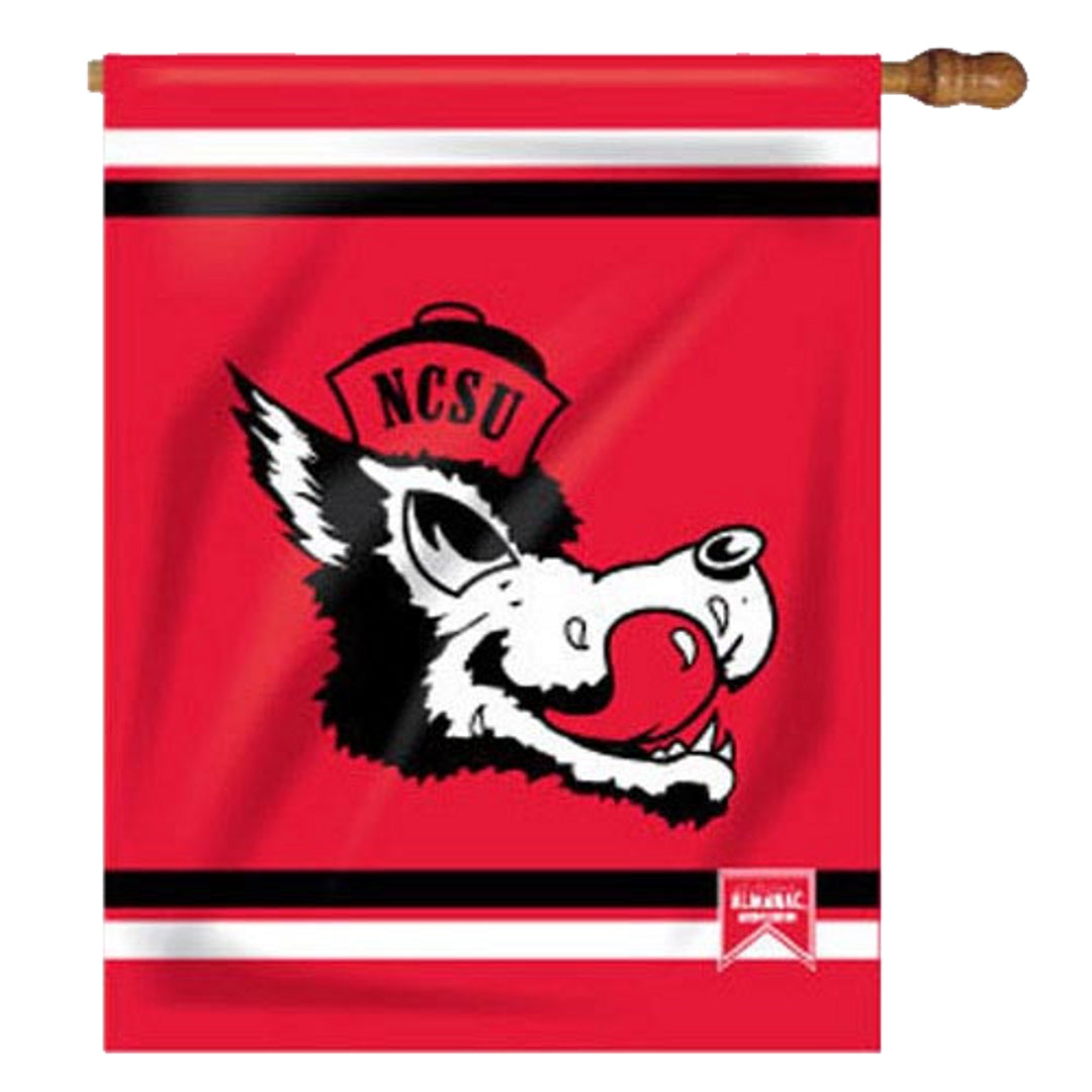 Red and White Shop Facebook ad: WOLFPACK FANS - Peruse our category of NC…