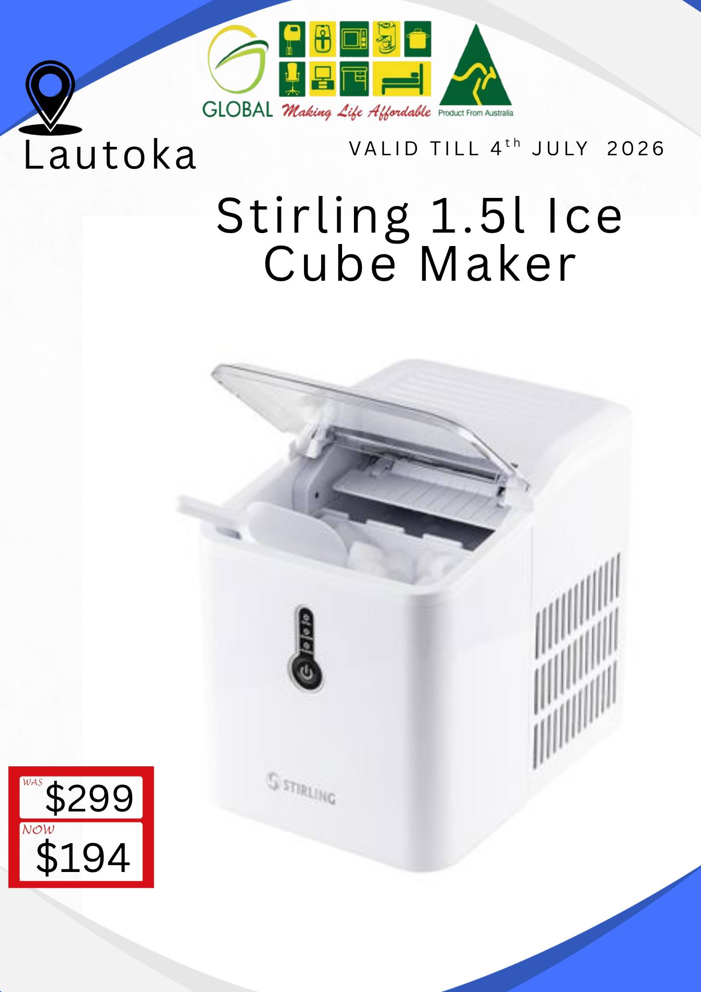 Global Fiji Facebook ad: JUNE SALE IS HERE AT GLOBAL LAUTOKA!