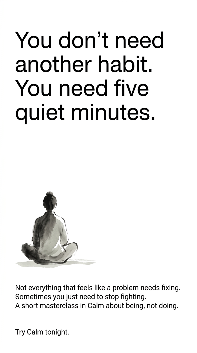 Calm Facebook ad