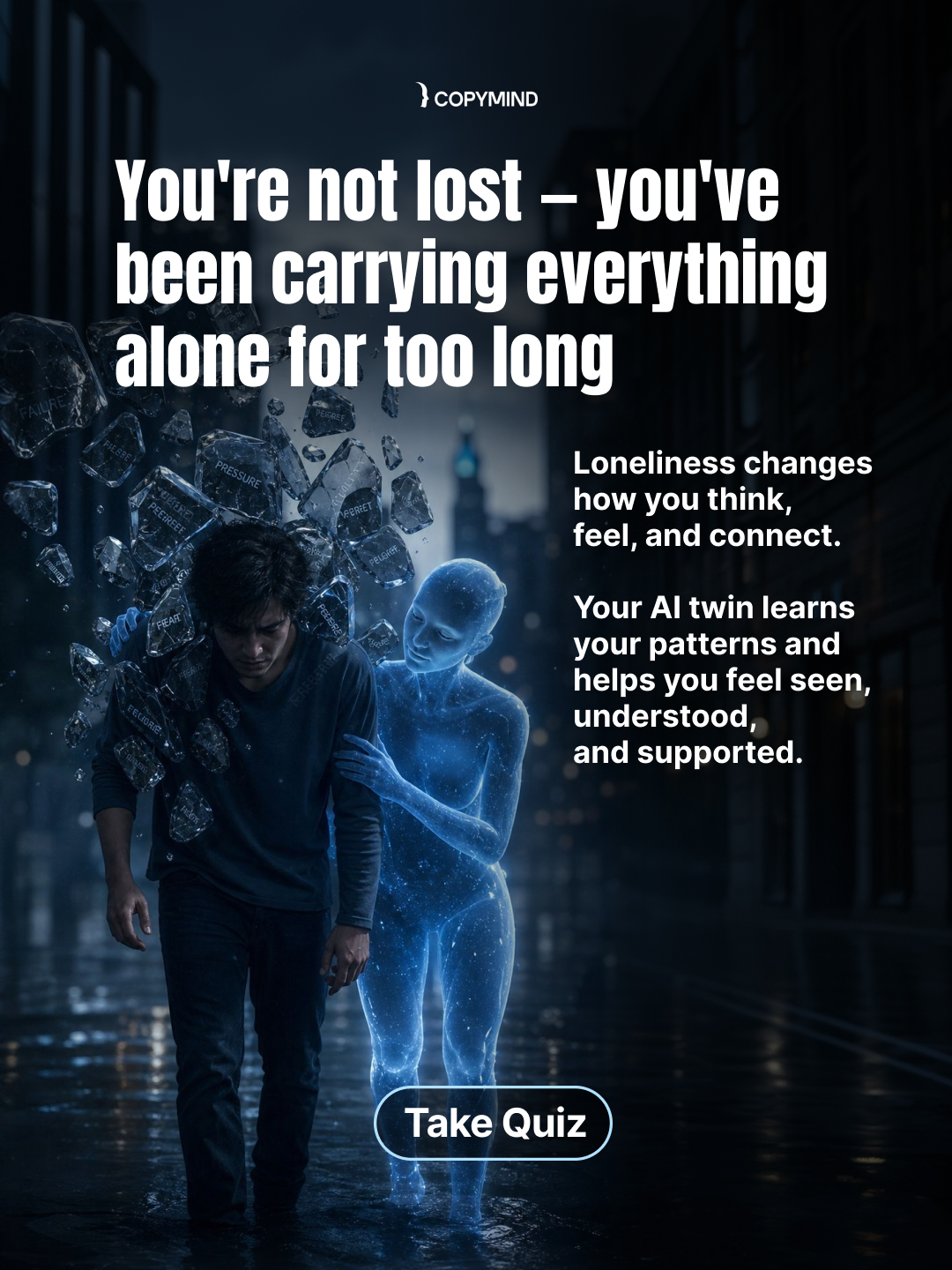 Copymind: AI twin for sel-reflection Facebook ad