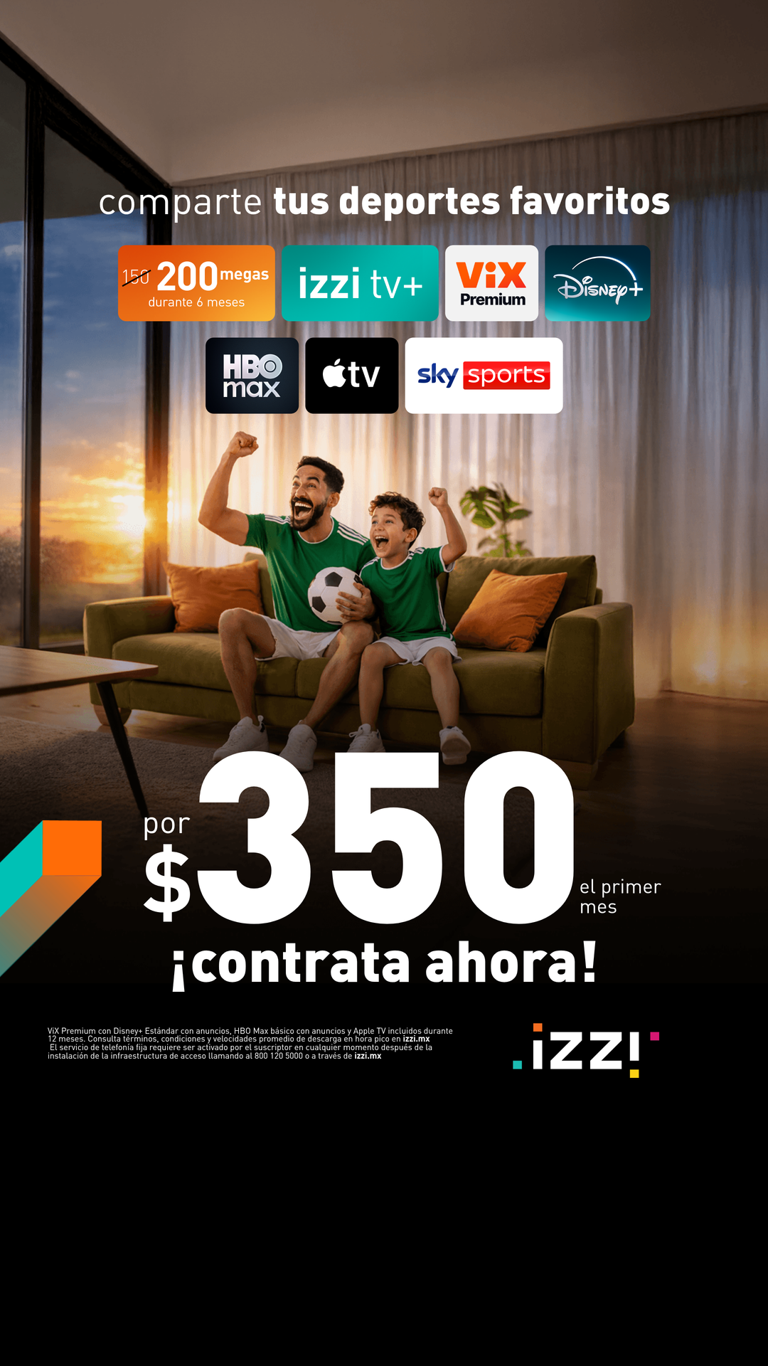 izzi telecom Facebook ad