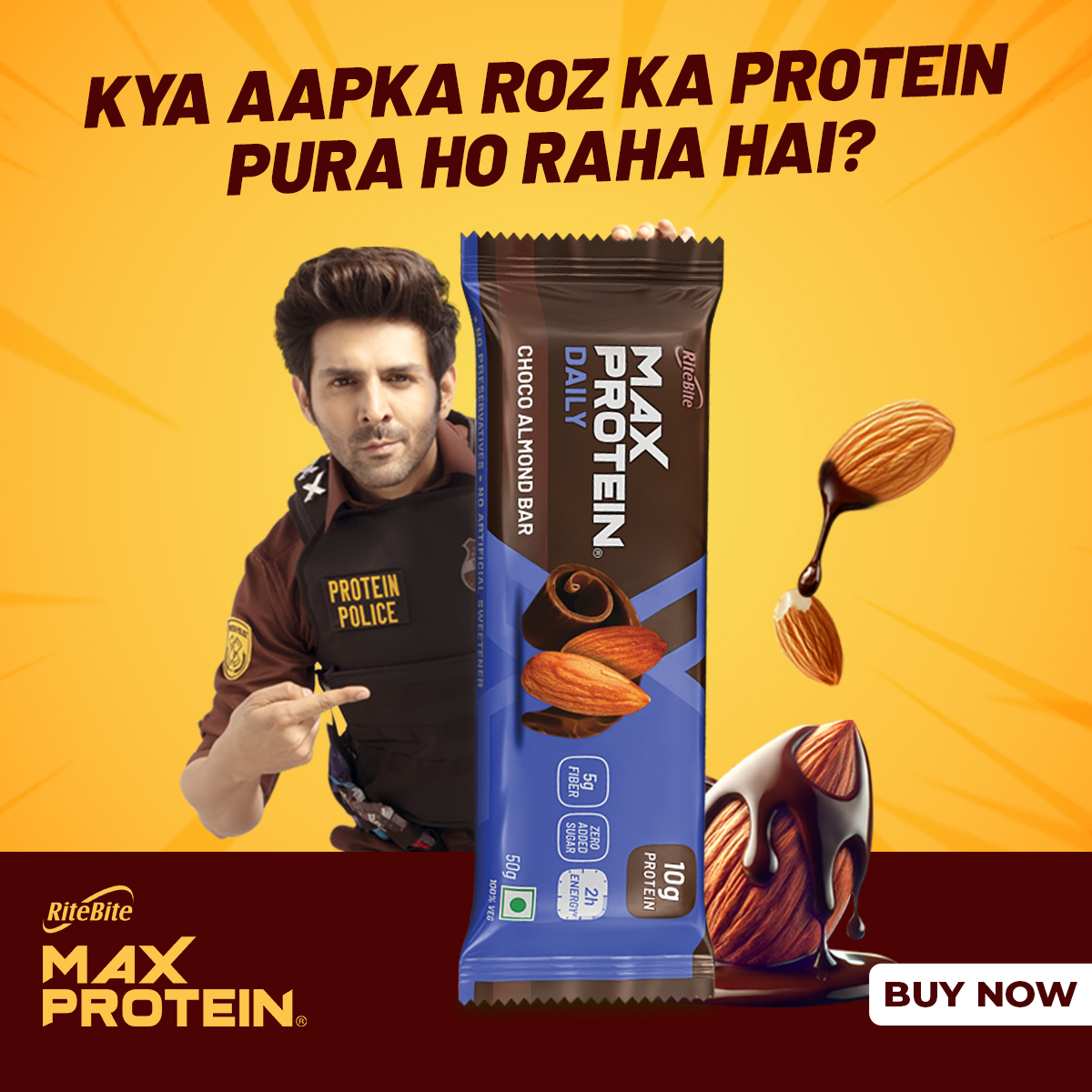 Max Protein Snacks Facebook ad