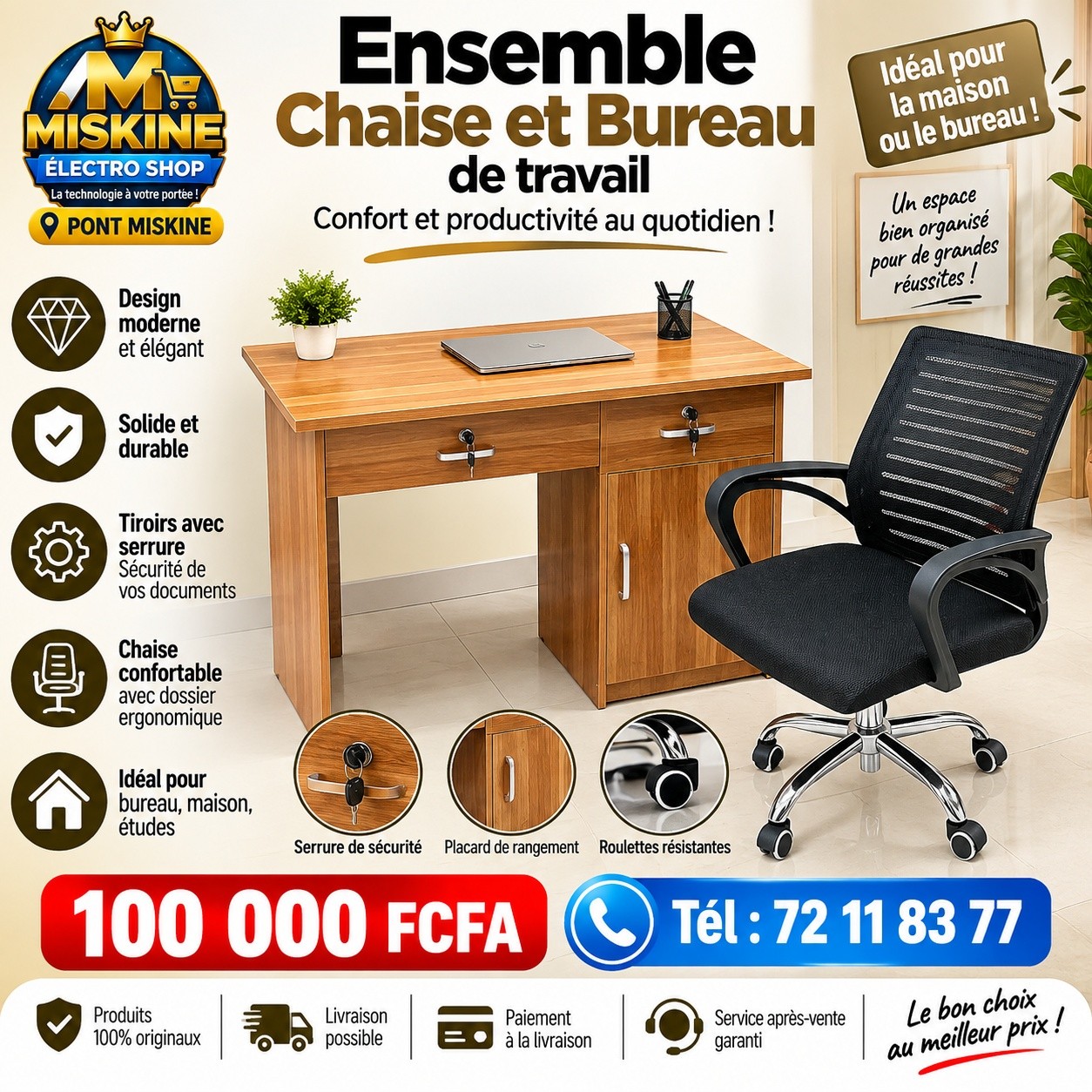 Miskine Électro Shop Facebook ad