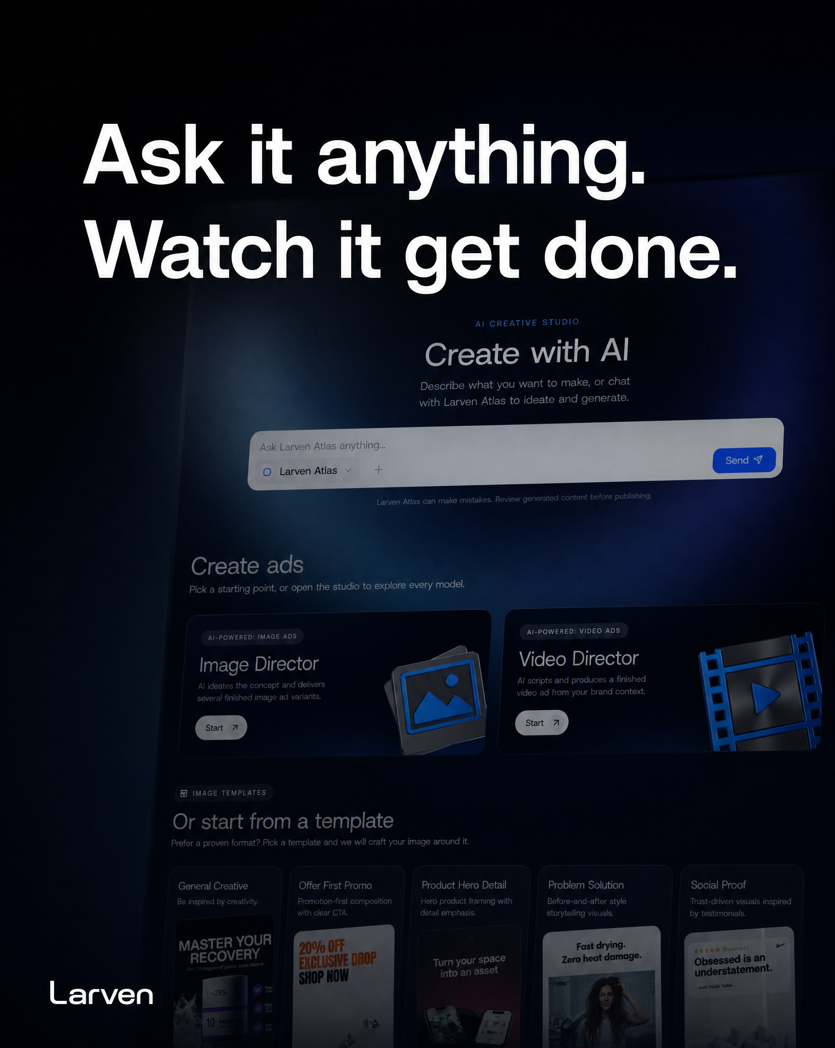 Larven AI Facebook ad
