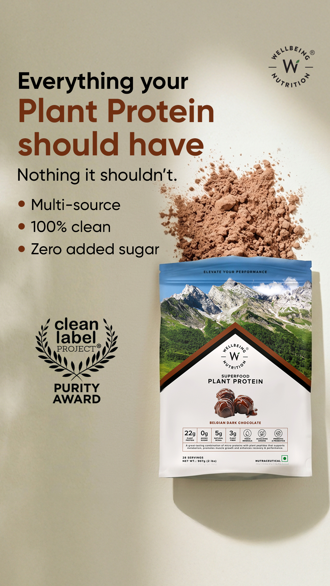 Wellbeing Nutrition Facebook ad
